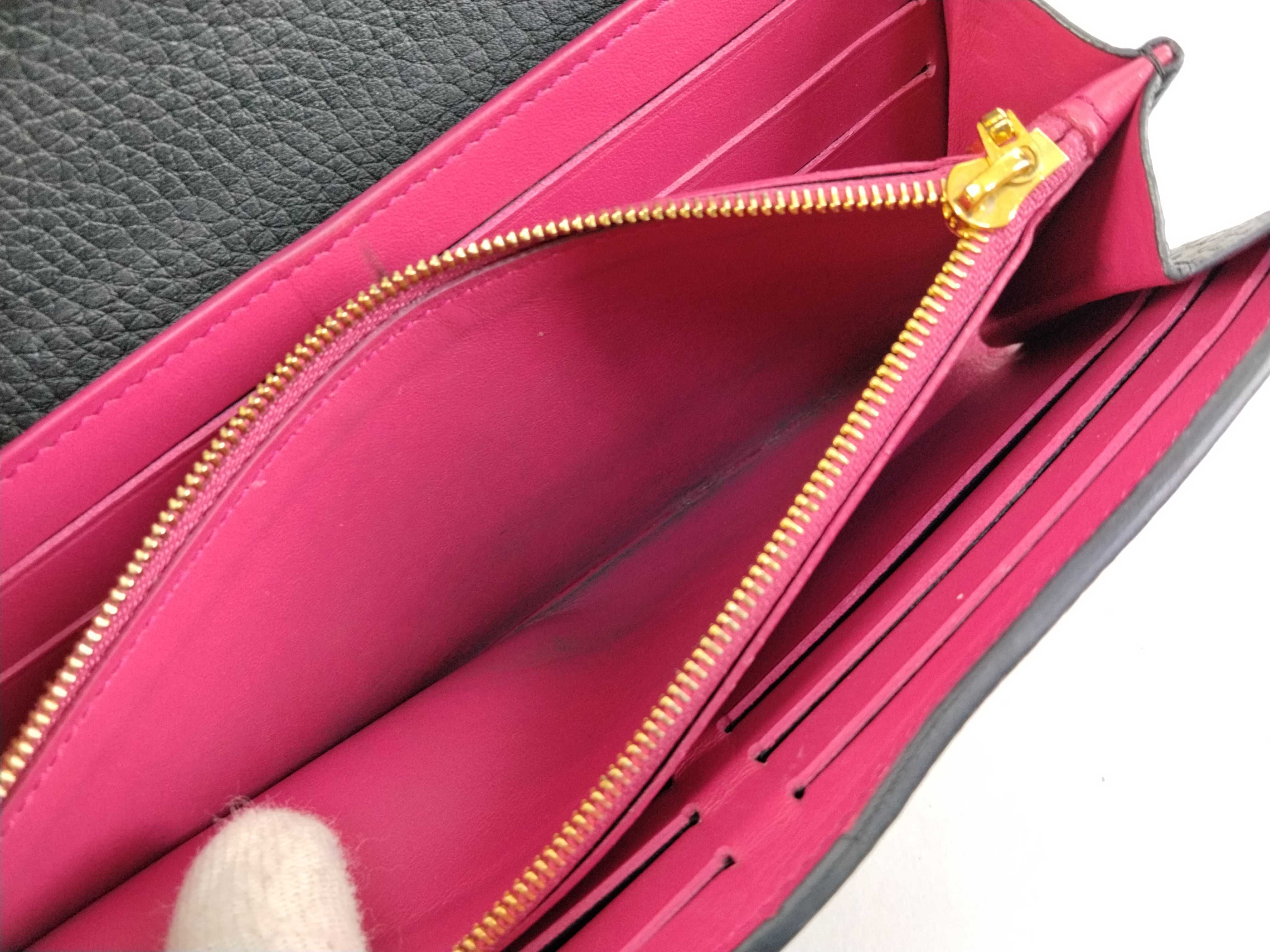 Essential Portefeuille Capucines Black x Pink M61248 NZ4158 Wallet — view 10