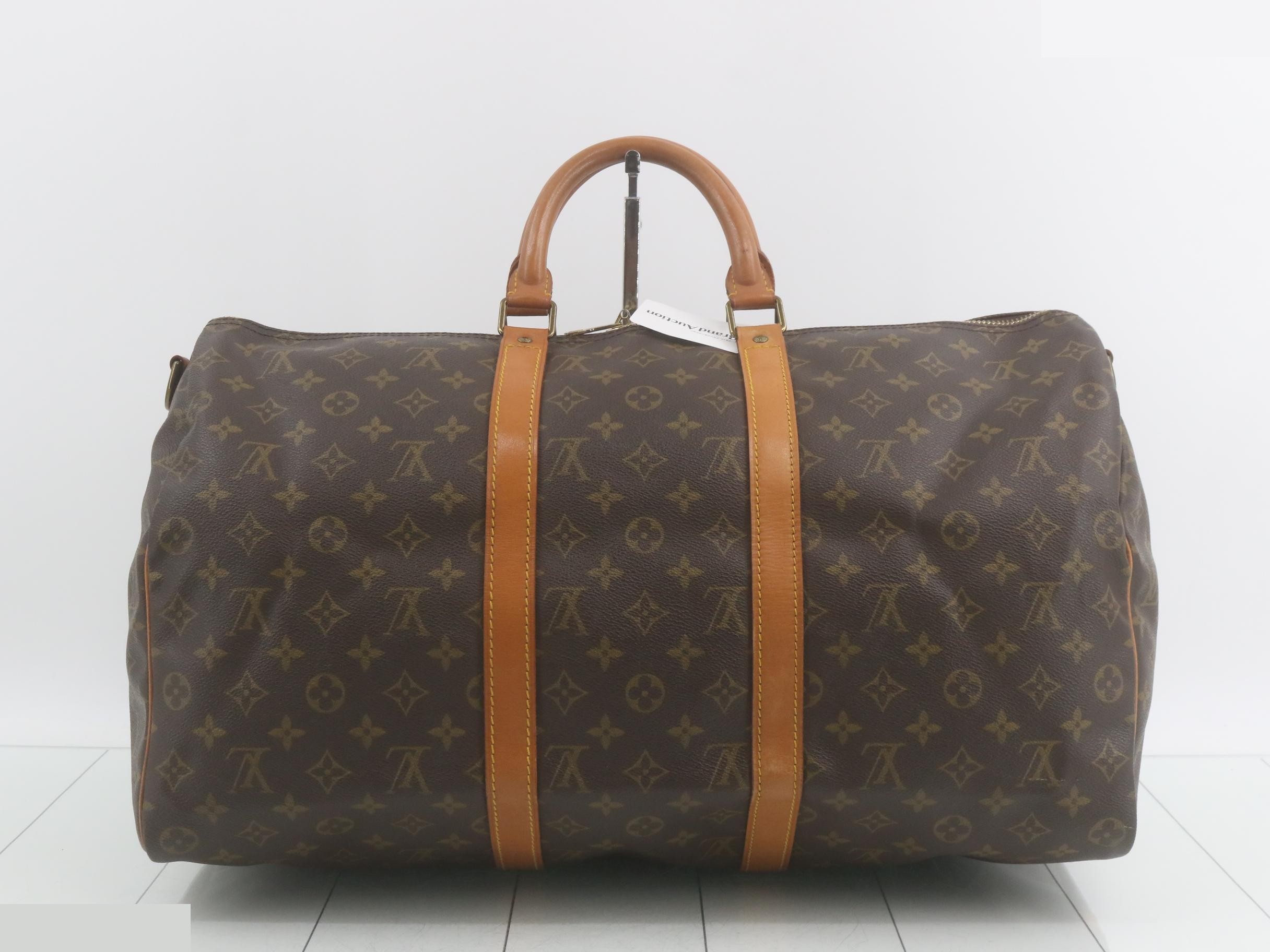 Keepall Bandoulière 50 with name tag and shoulder strap — view 2