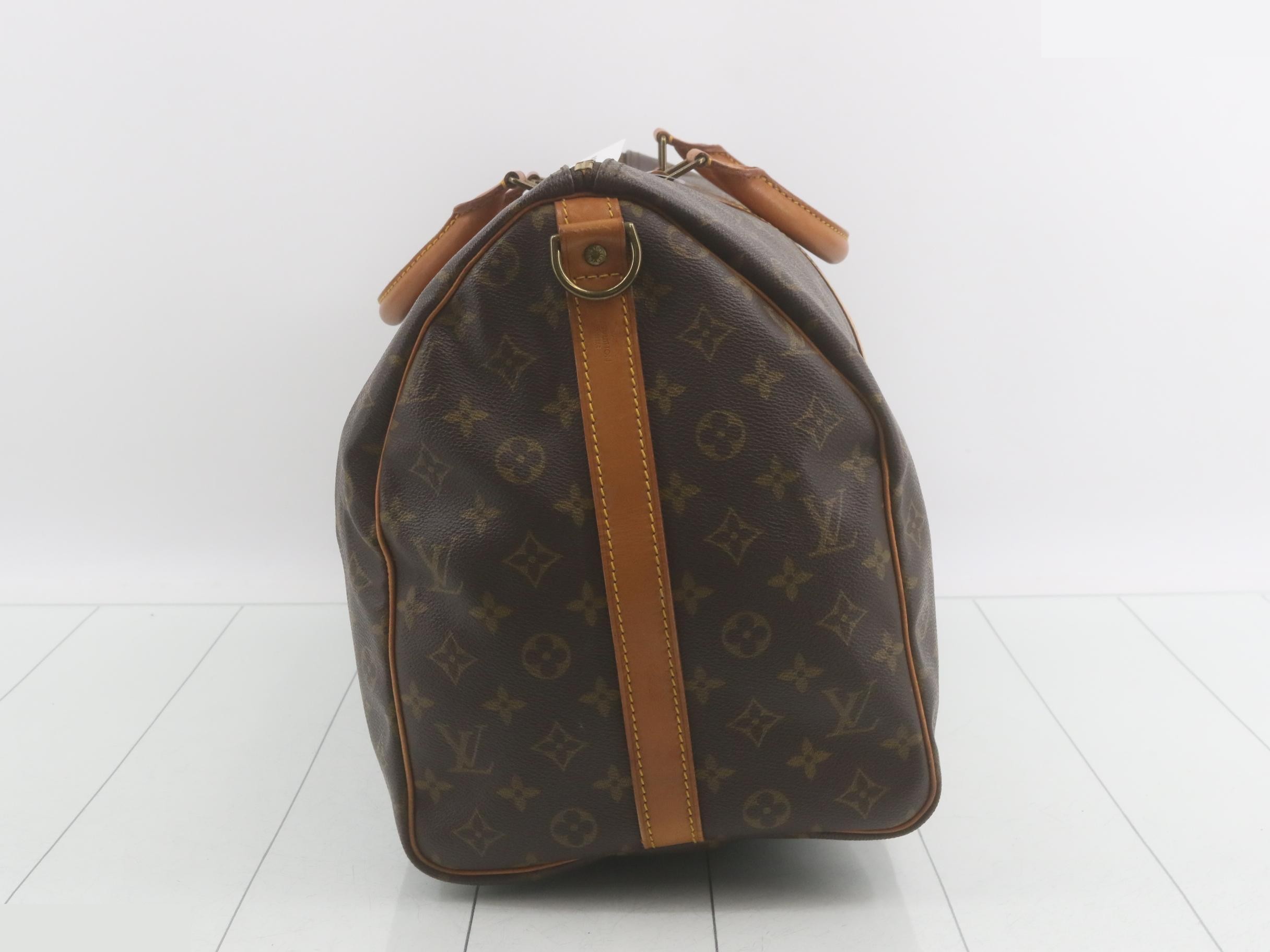 Keepall Bandoulière 50 with name tag and shoulder strap — view 4