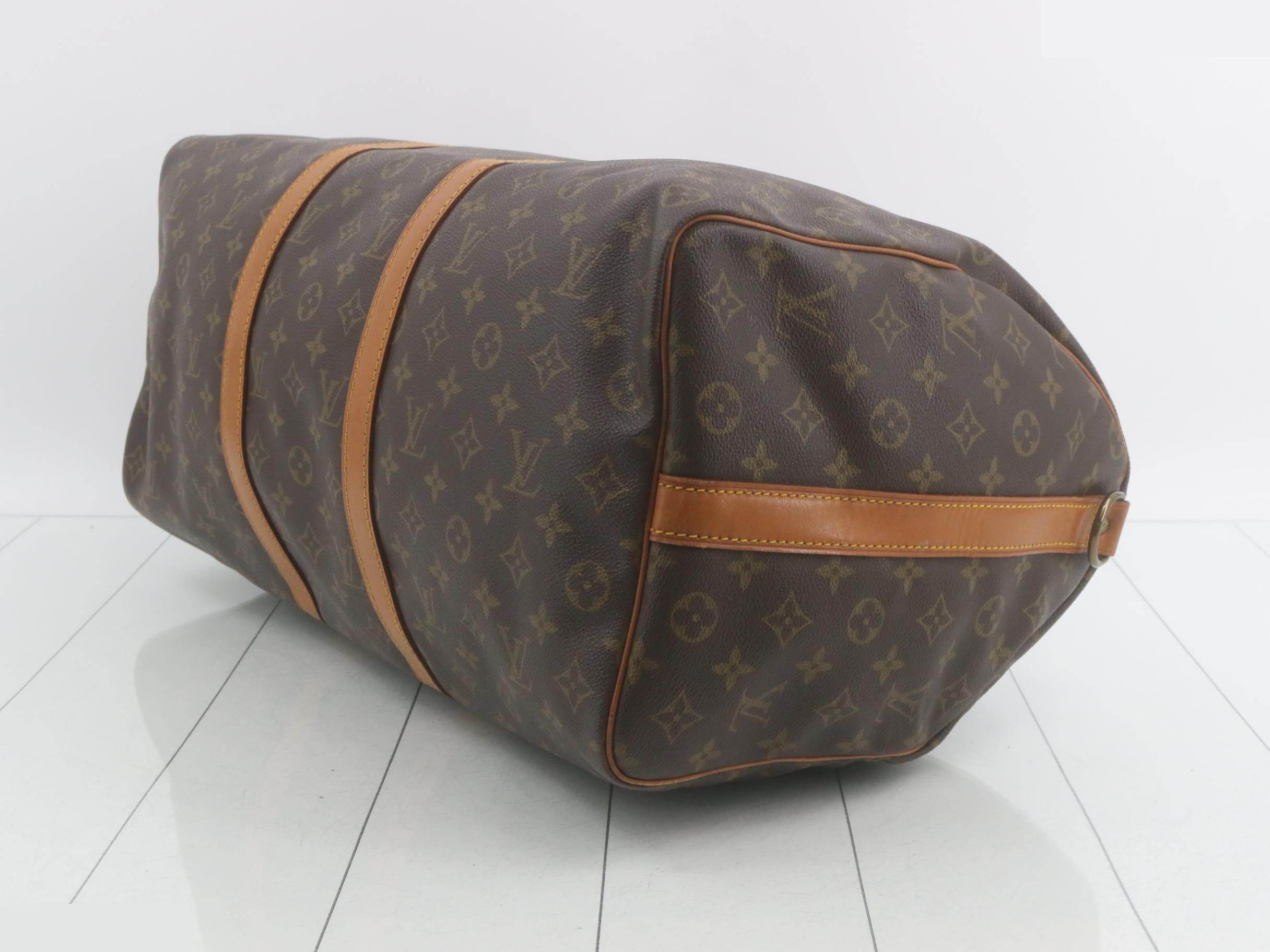 Keepall Bandoulière 50 with name tag and shoulder strap — view 6