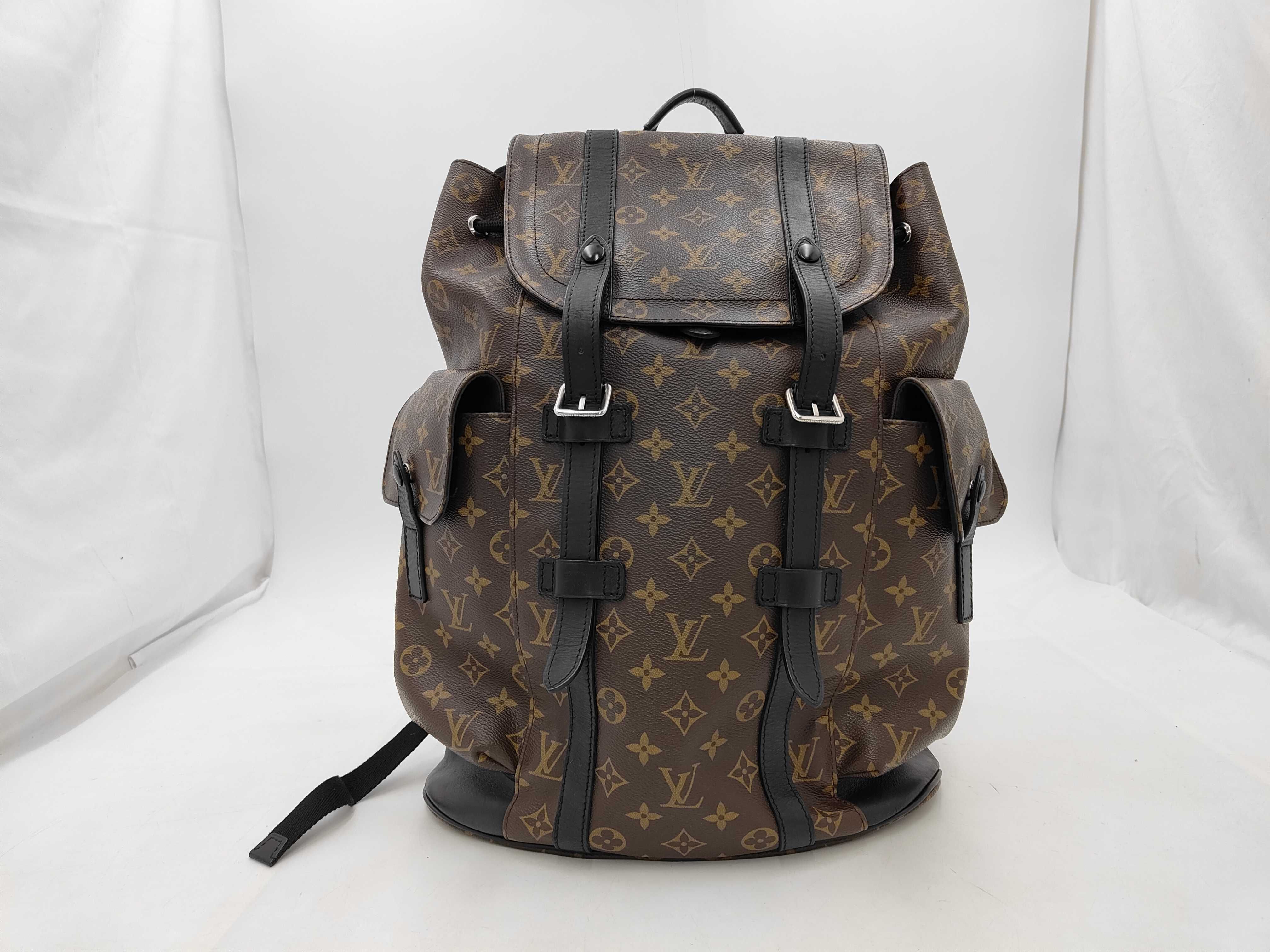 LV Monogram Macassar Christopher MM M43735 TR0135 Backpack