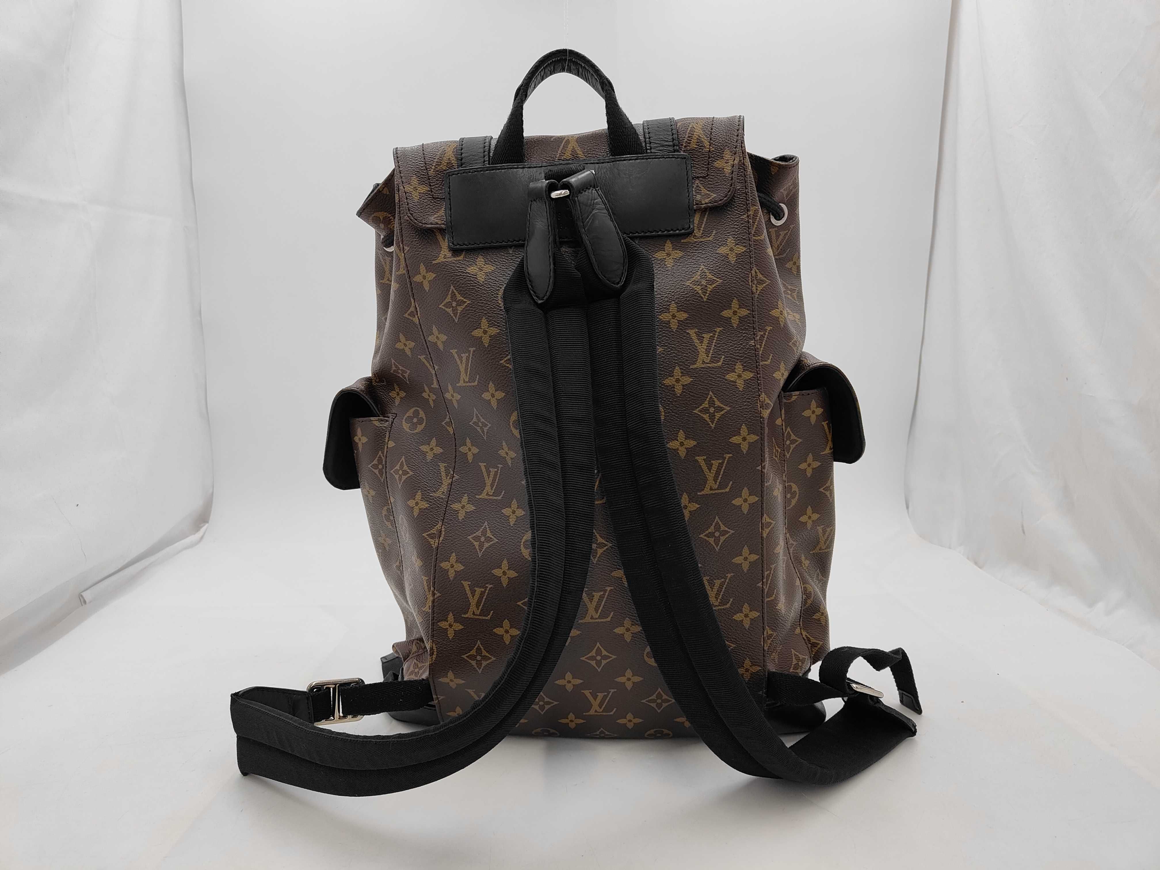 LV Monogram Macassar Christopher MM M43735 TR0135 Backpack — view 2