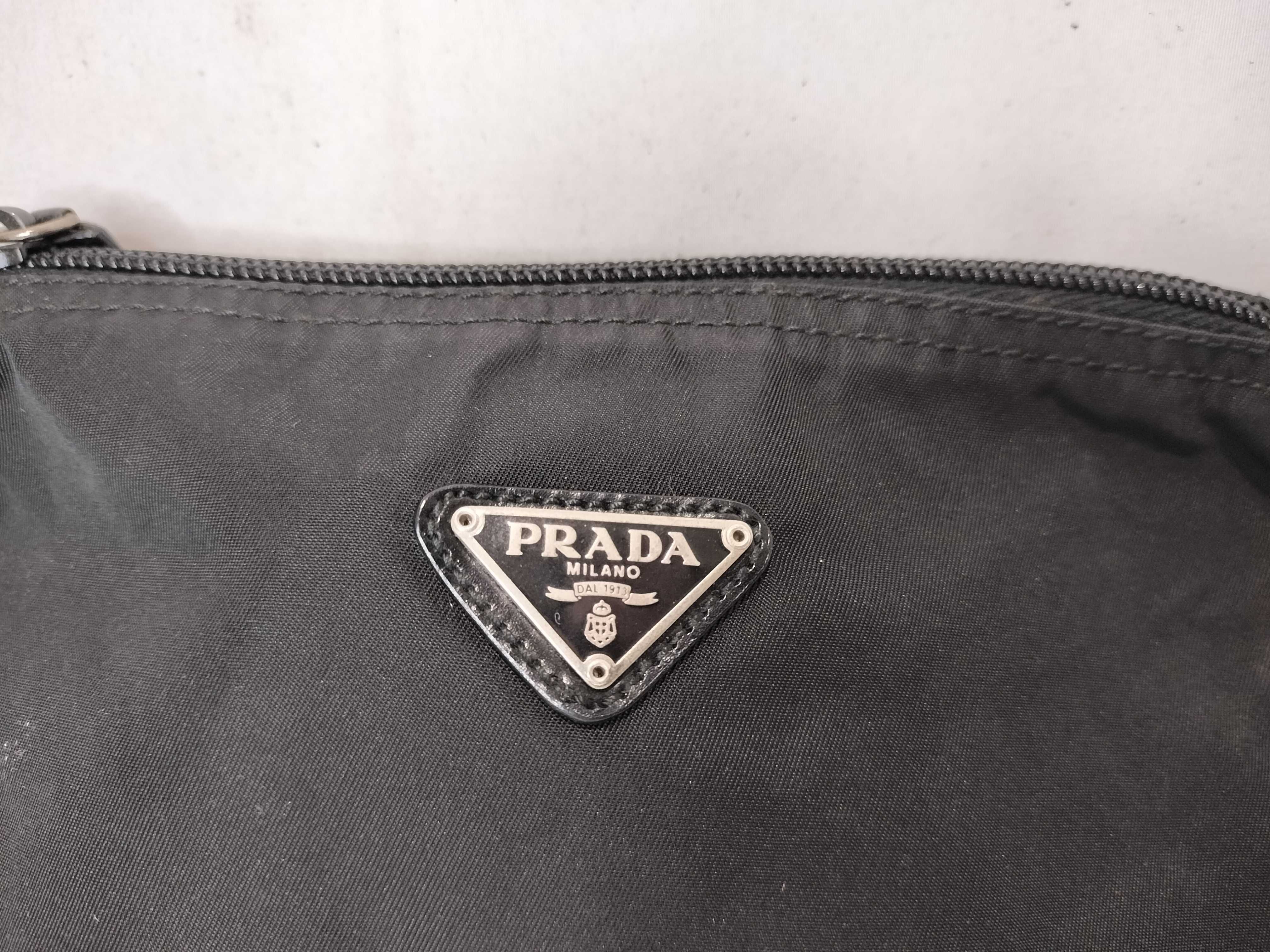 nylon pouch with triangular logo. — view 2