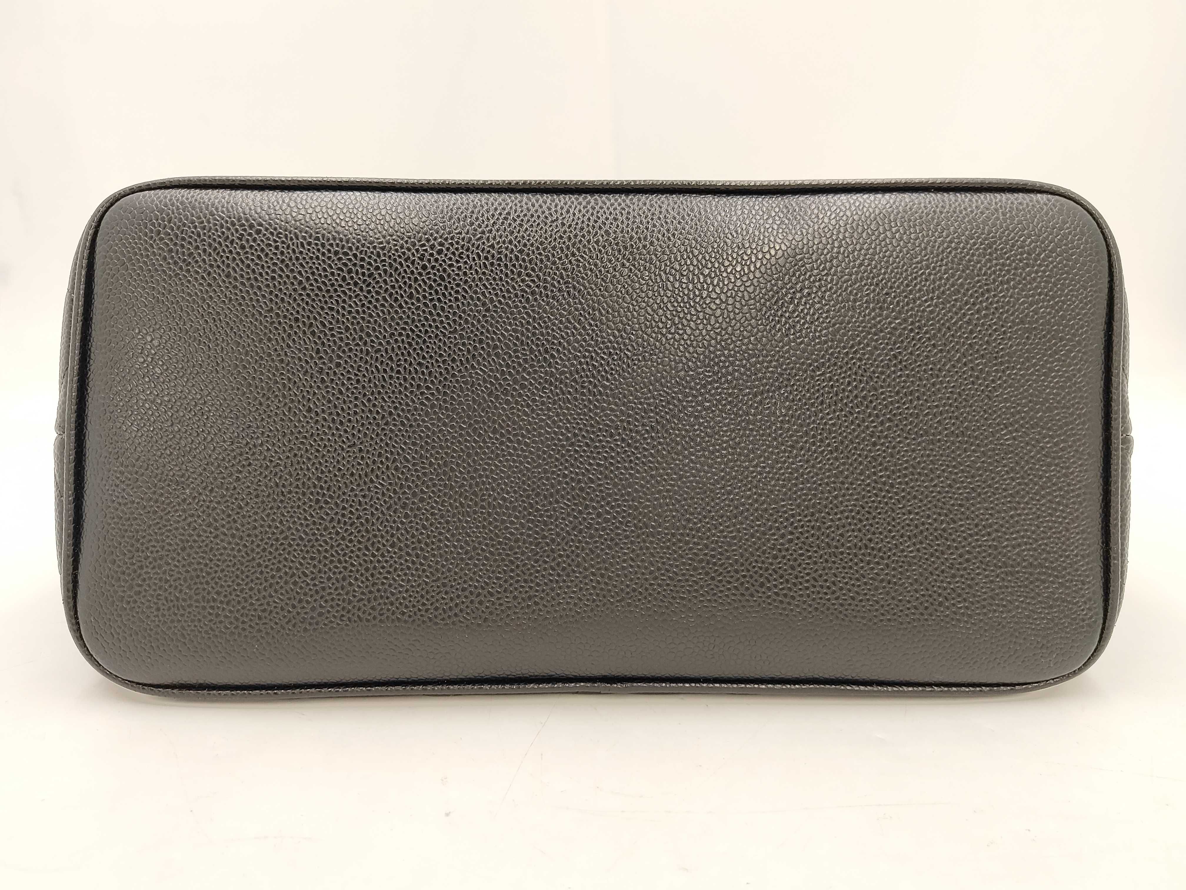 Reissue Tote Bag, Caviar Leather, Black — view 6