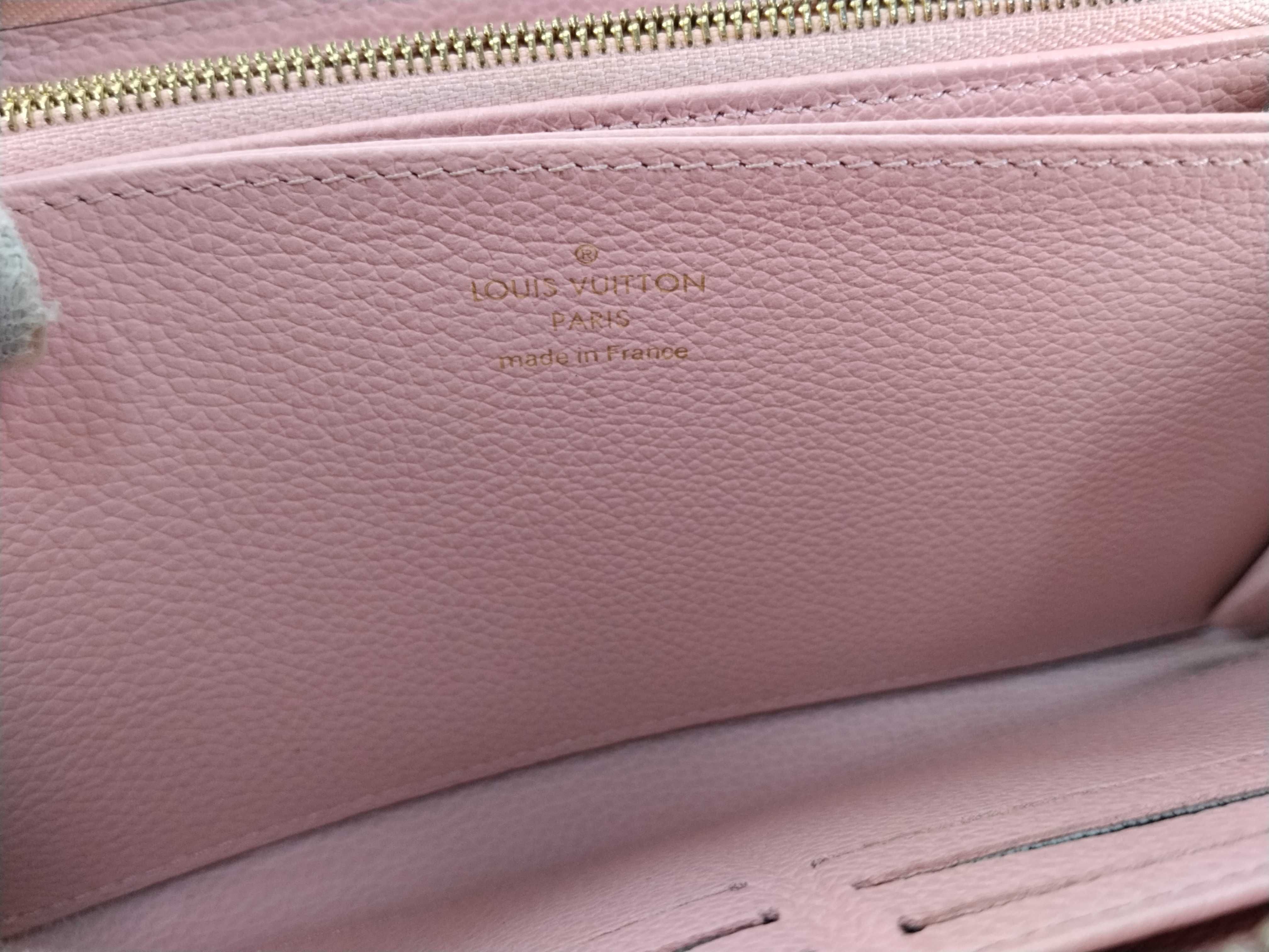 Monogram Empreinte Louis Vuitton Monogram Empreinte Wallet Zippy Wallet Rose Poudre M64090 Wallet — view 11