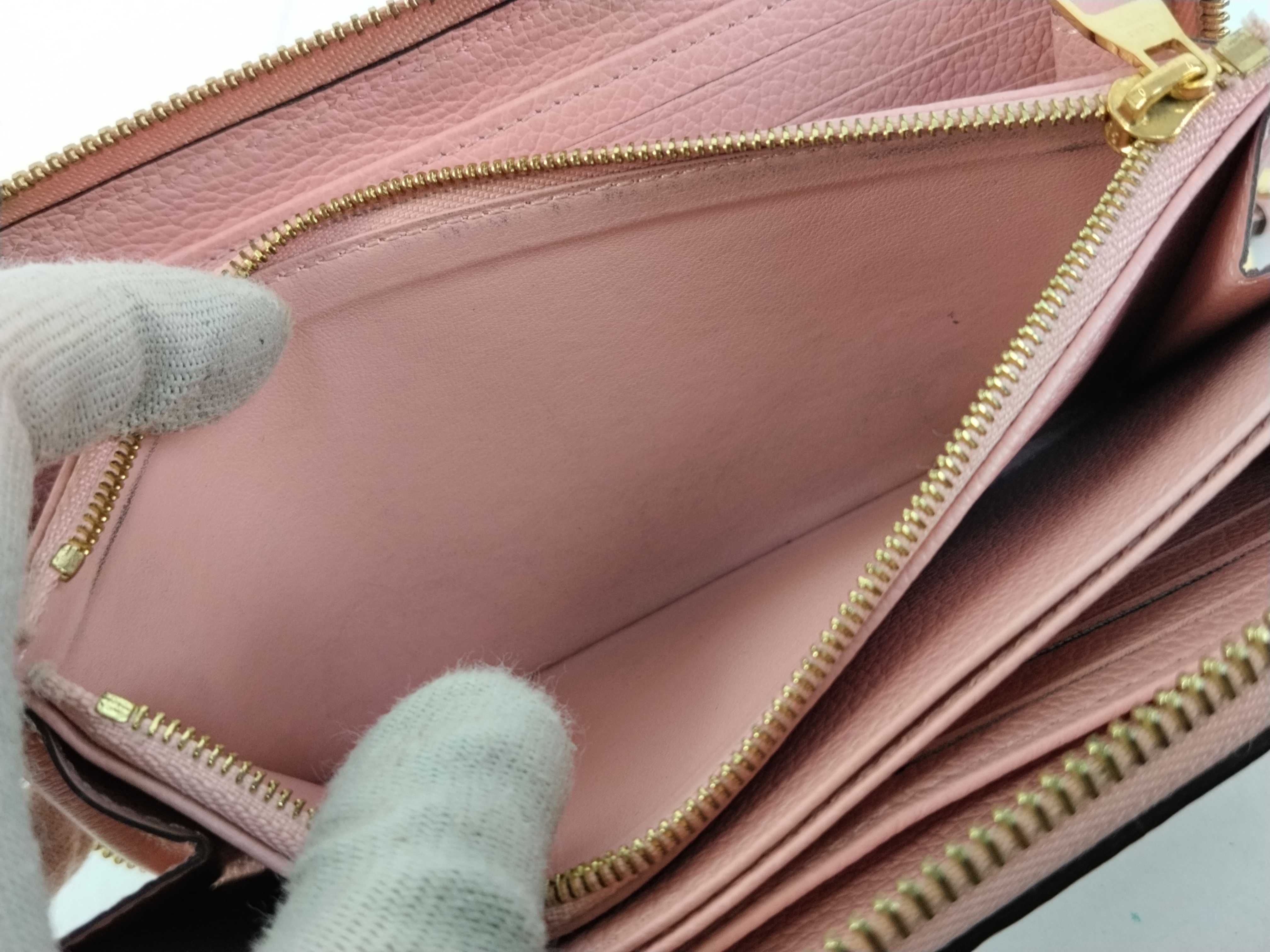 Monogram Empreinte Louis Vuitton Monogram Empreinte Wallet Zippy Wallet Rose Poudre M64090 Wallet — view 12