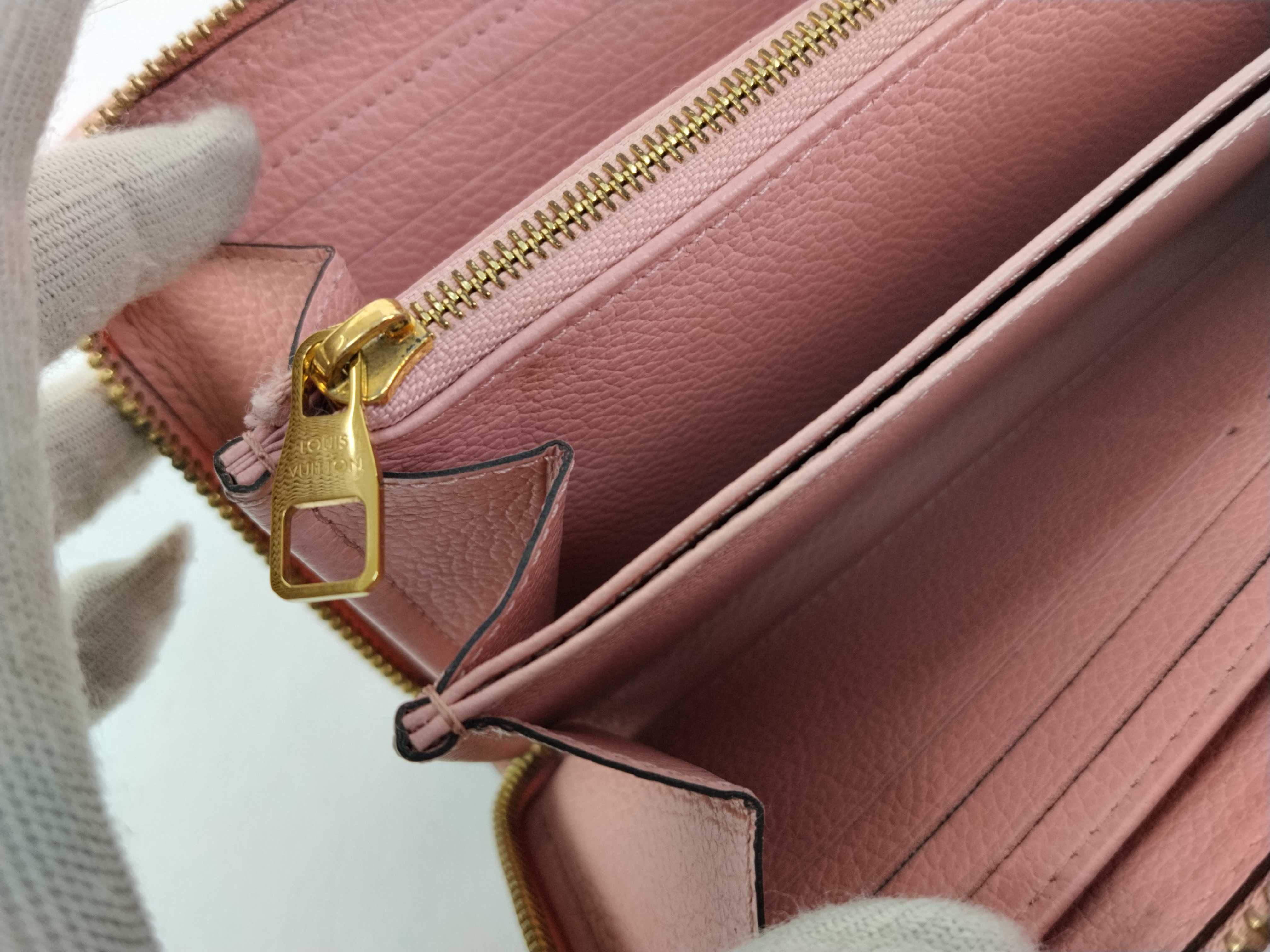 Monogram Empreinte Louis Vuitton Monogram Empreinte Wallet Zippy Wallet Rose Poudre M64090 Wallet — view 13