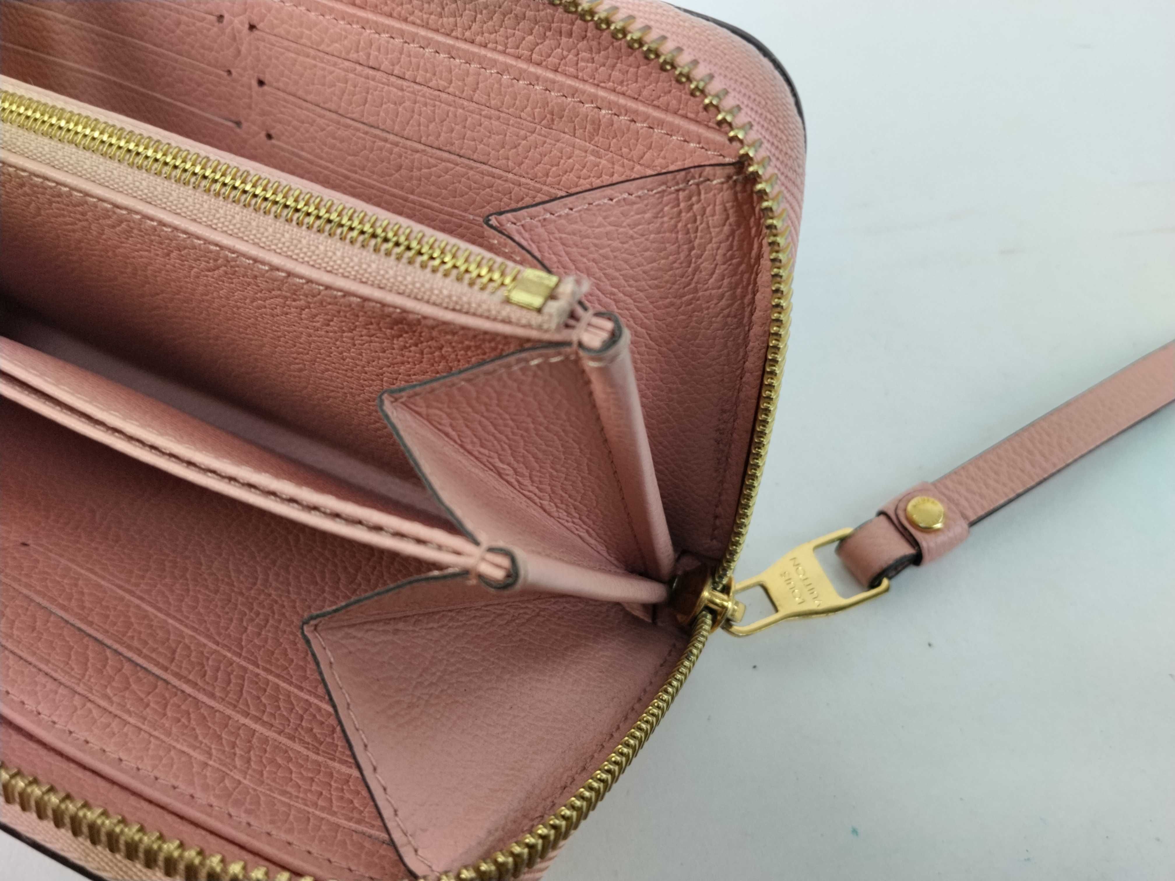 Monogram Empreinte Louis Vuitton Monogram Empreinte Wallet Zippy Wallet Rose Poudre M64090 Wallet — view 14