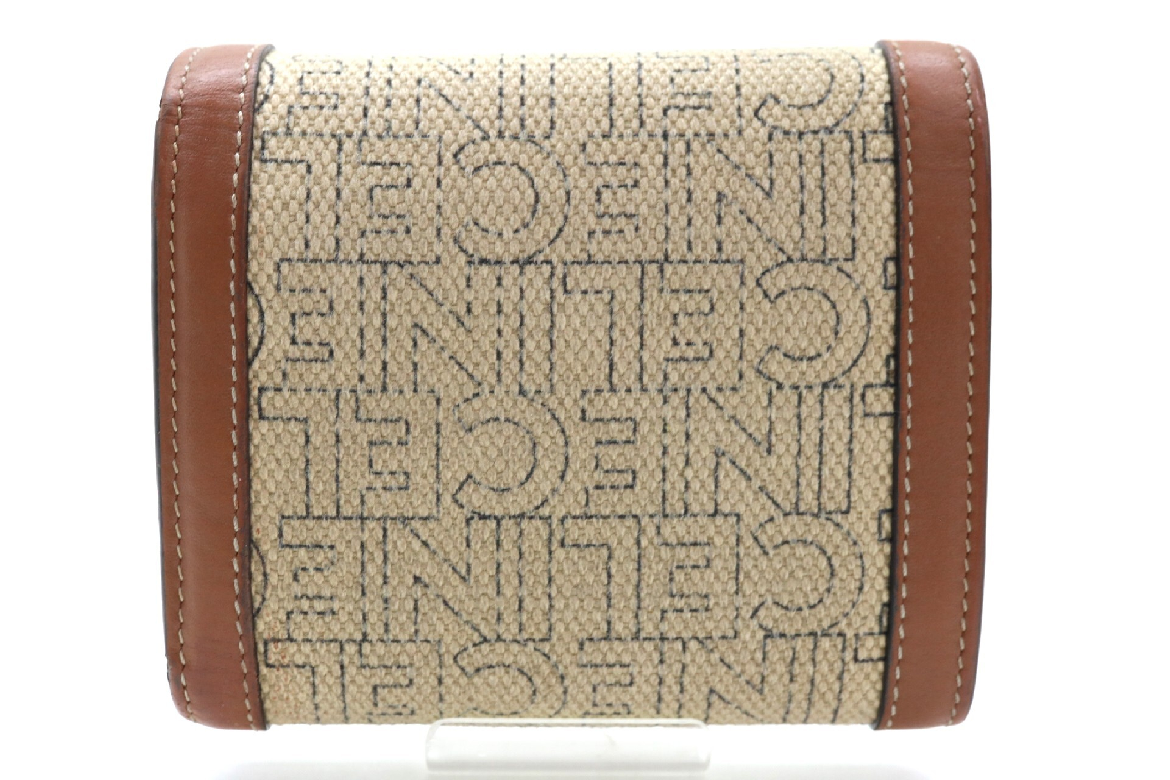 Triomphe Logo Canvas Tri-fold Wallet — view 2