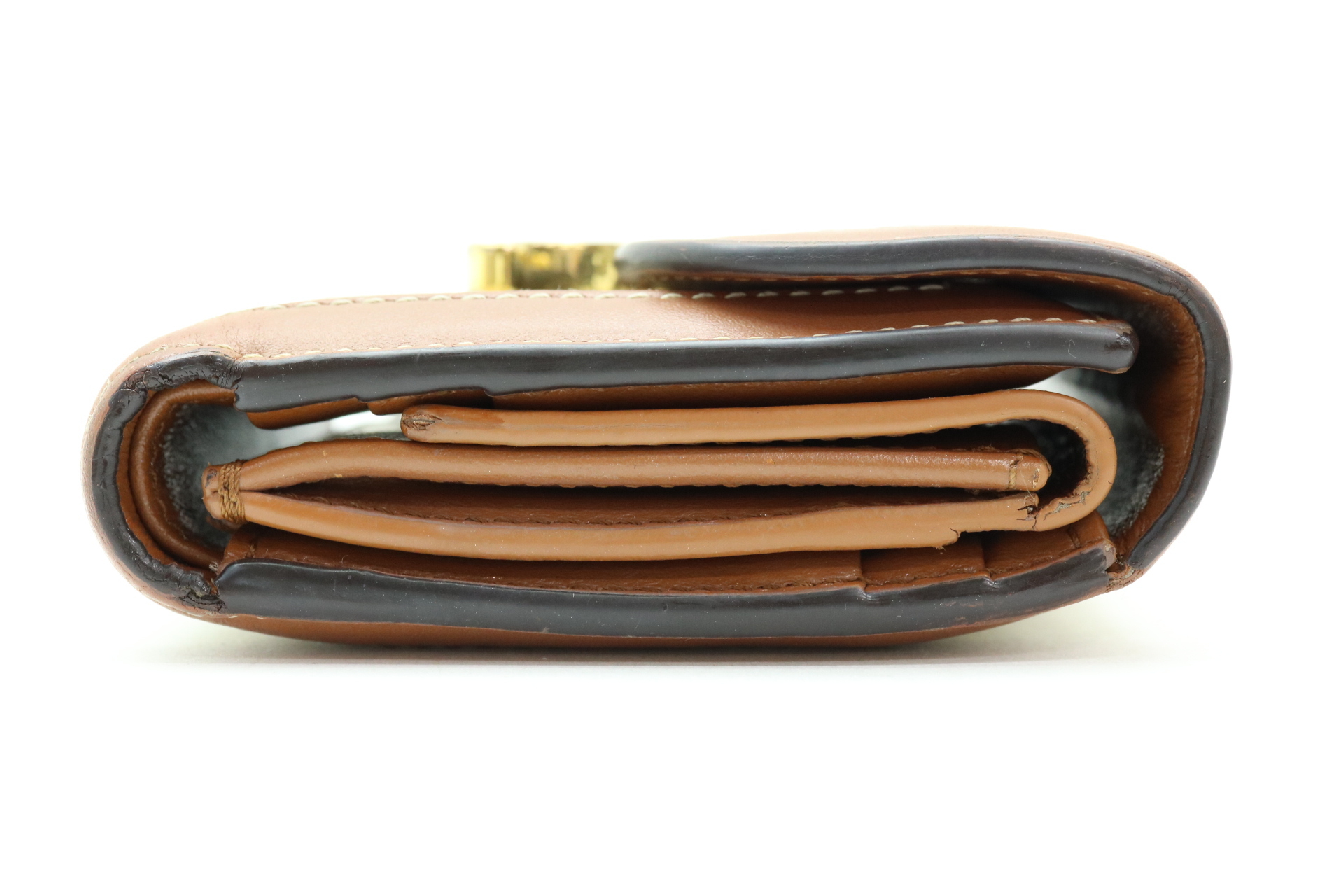 Triomphe Logo Canvas Tri-fold Wallet — view 4