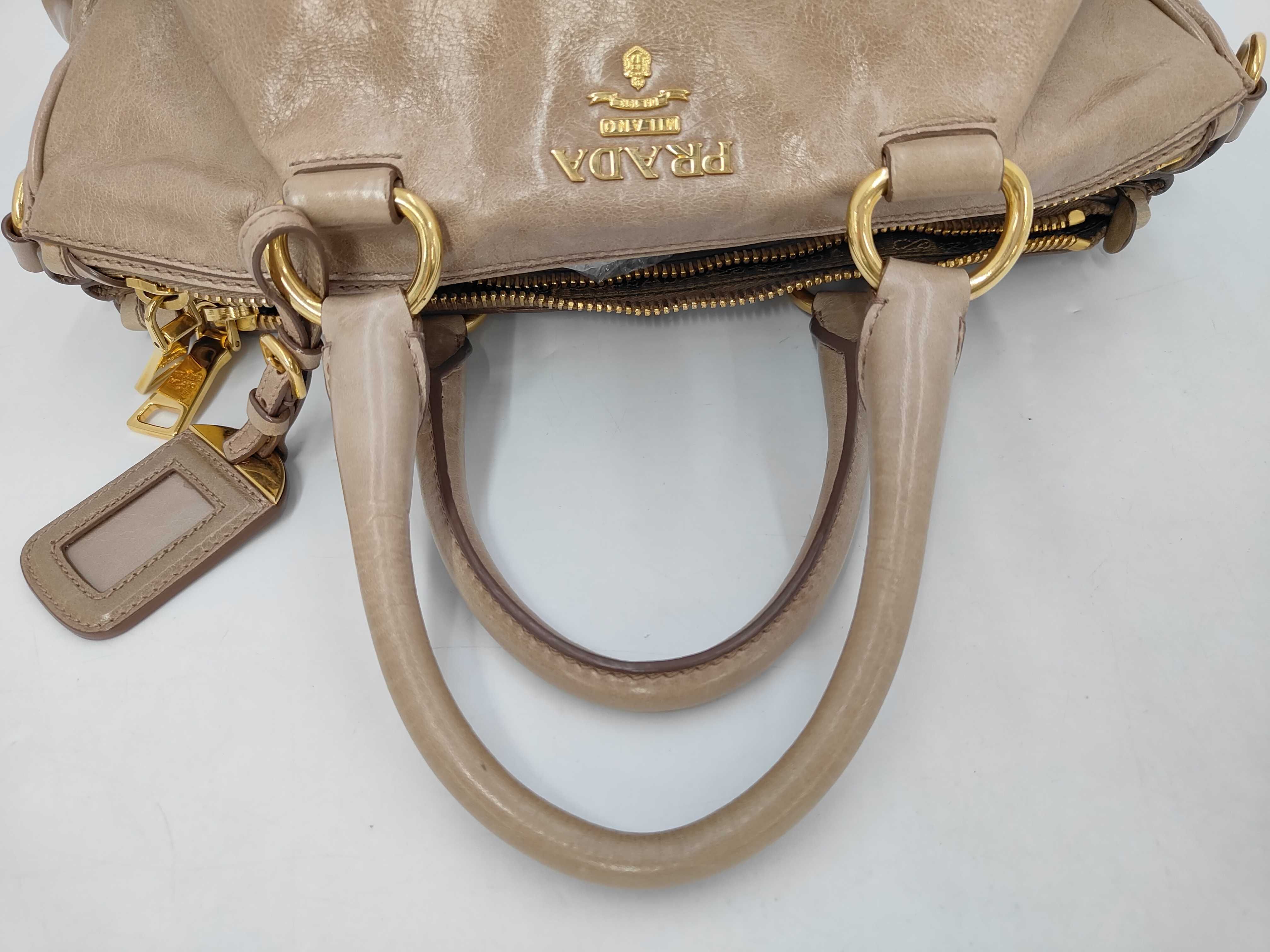 Vitello Shine Leather 2-Way Tote Bag — view 5