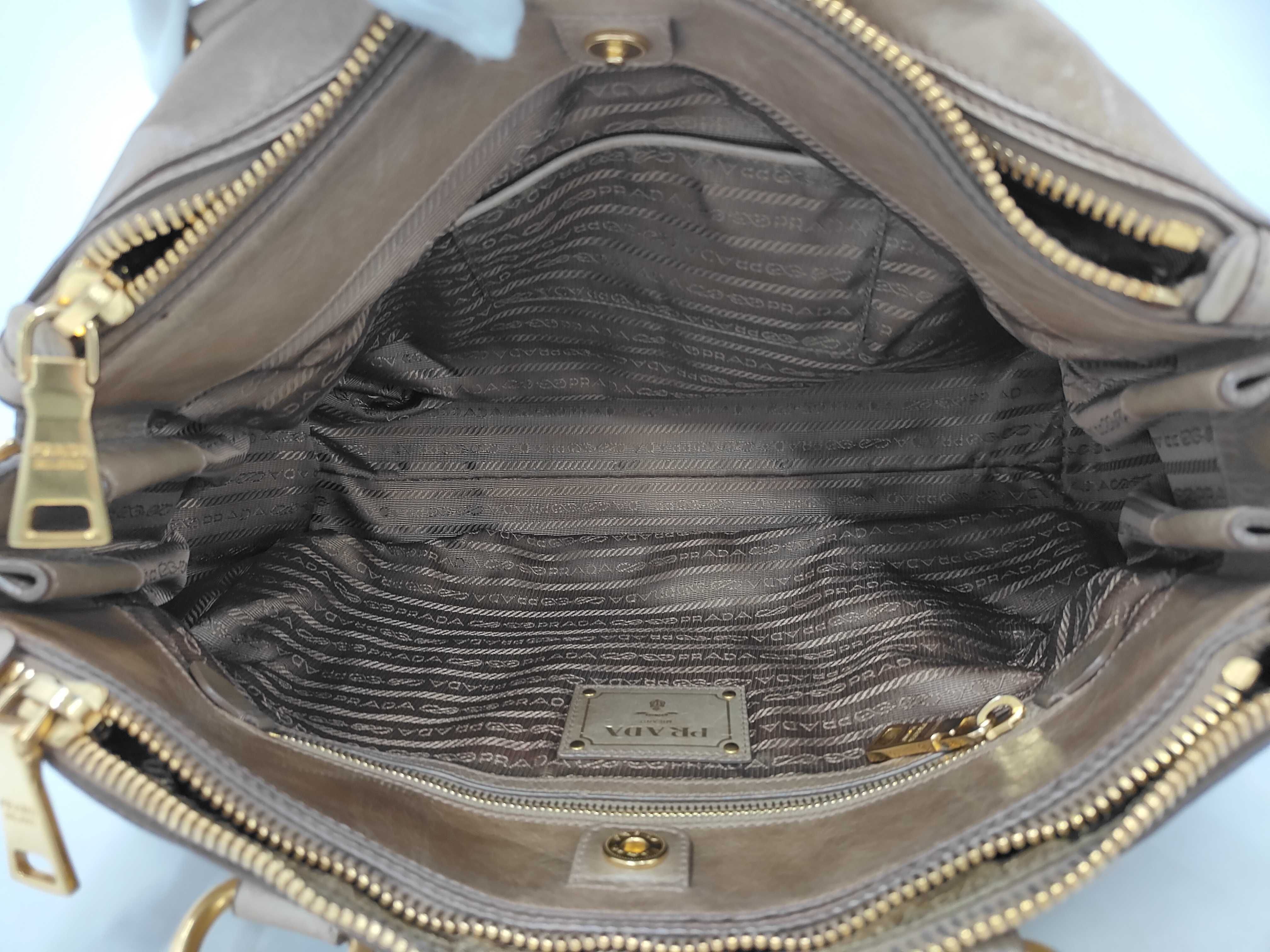 Vitello Shine Leather 2-Way Tote Bag — view 6