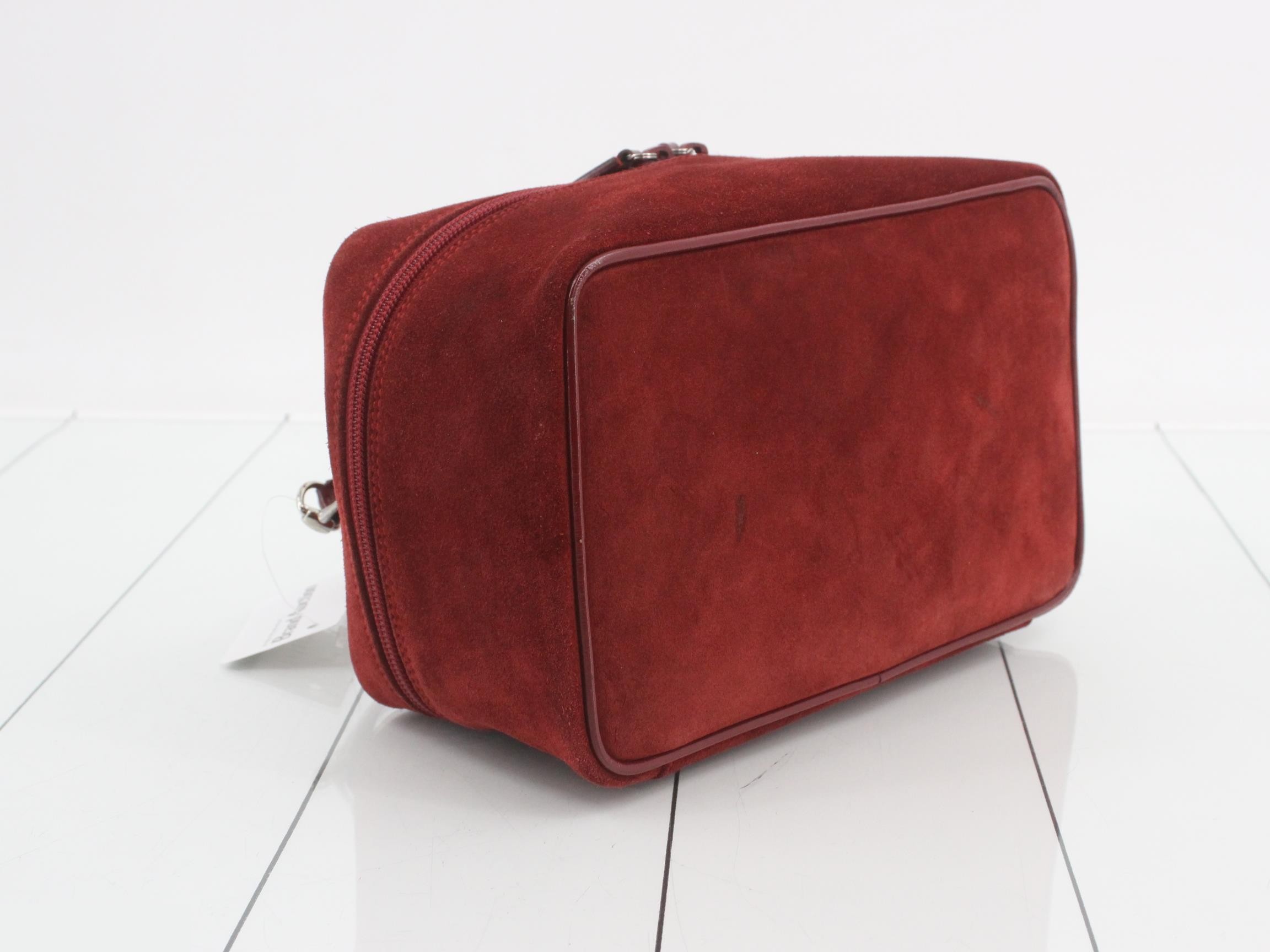 Horsebit Suede Vanity Pouch — view 5