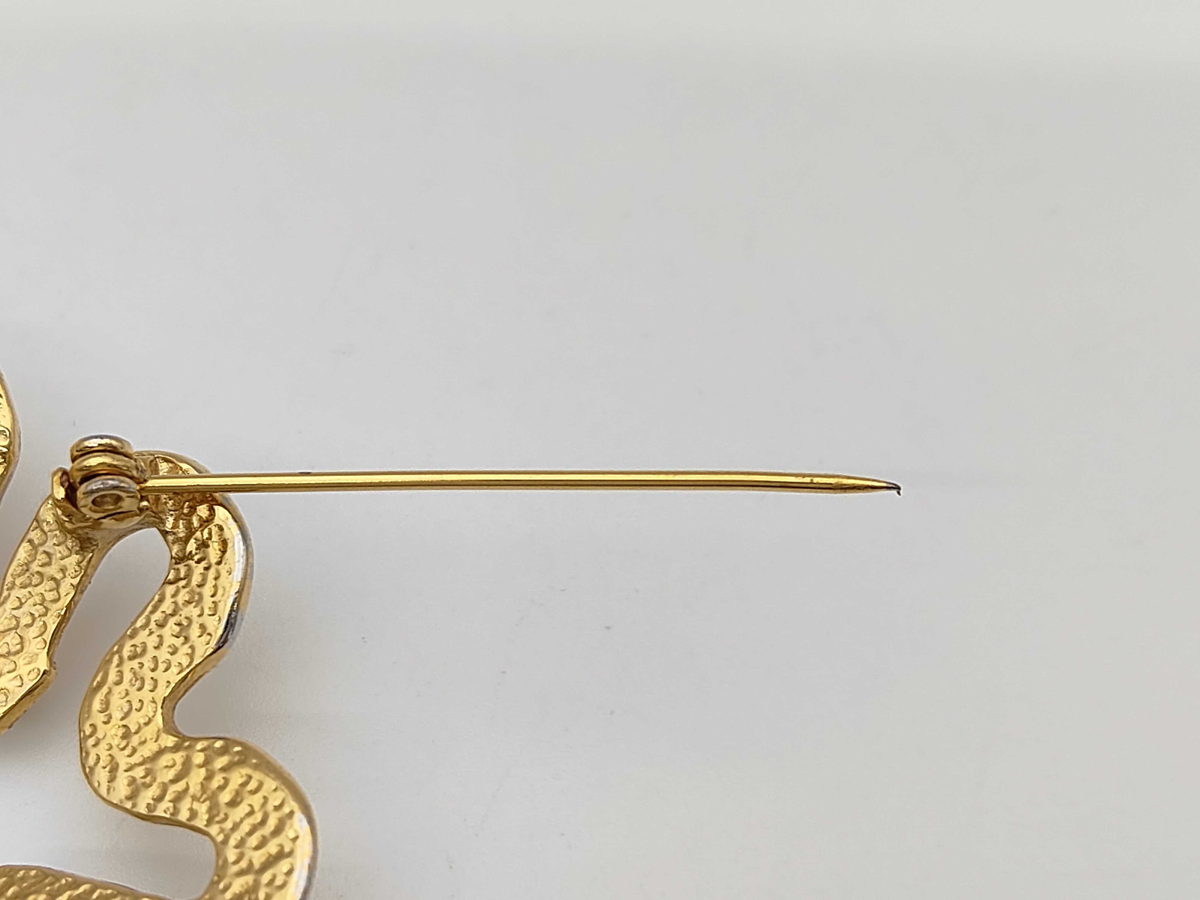 Coco Mark Gold Brooch — view 3