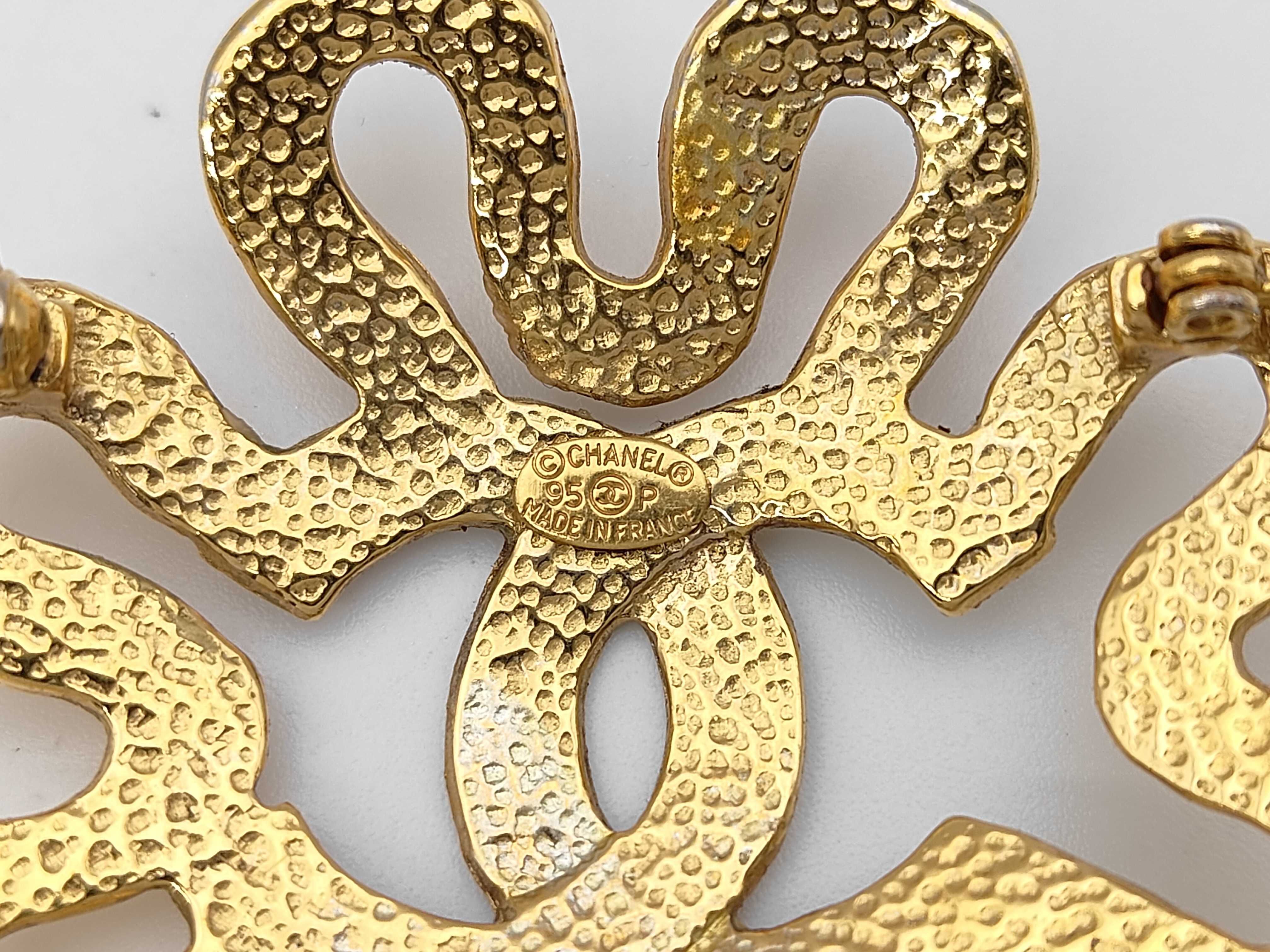 Coco Mark Gold Brooch — view 4