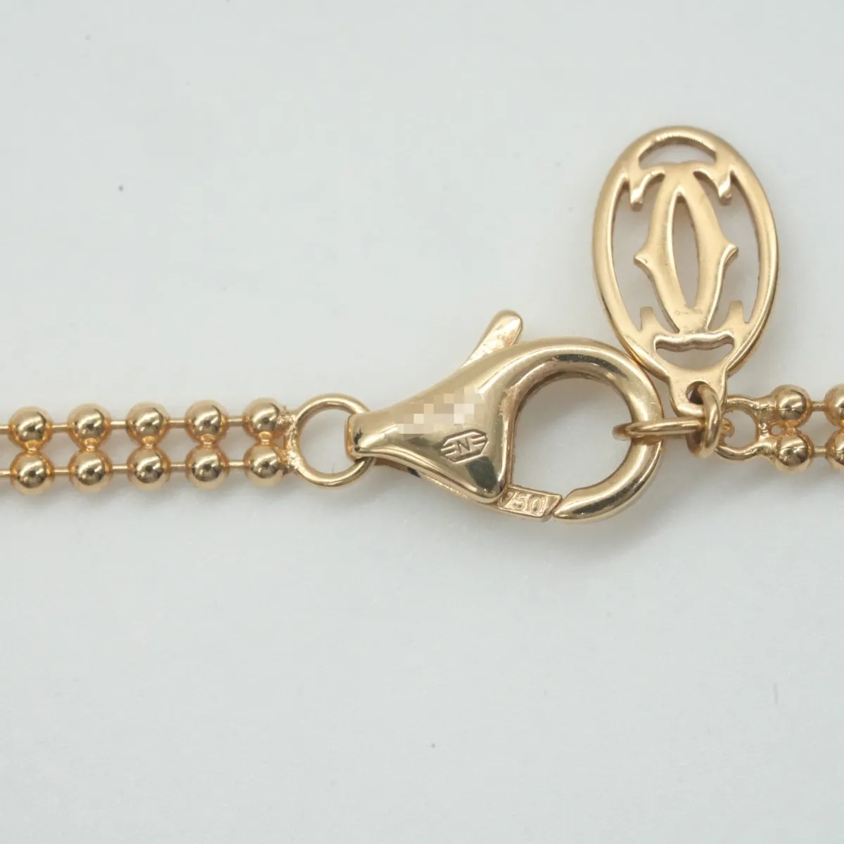 Trinity Diamond Necklace 750 (YG×PG×WG) 10.5g YJJ970 — view 3