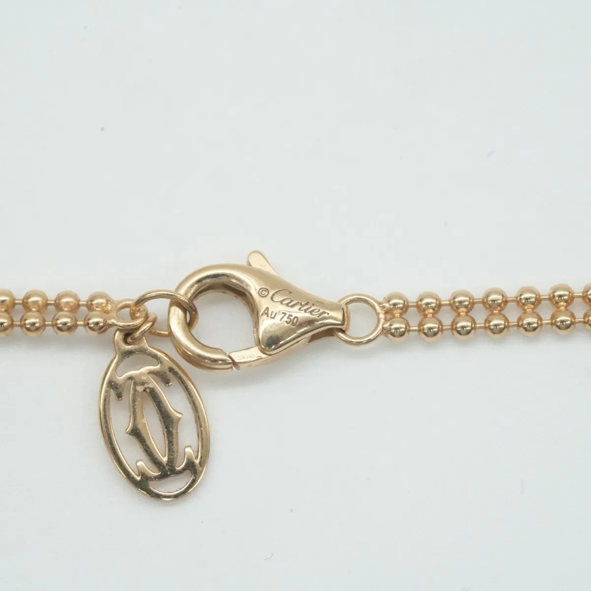 Trinity Diamond Necklace 750 (YG×PG×WG) 10.5g YJJ970 — view 4