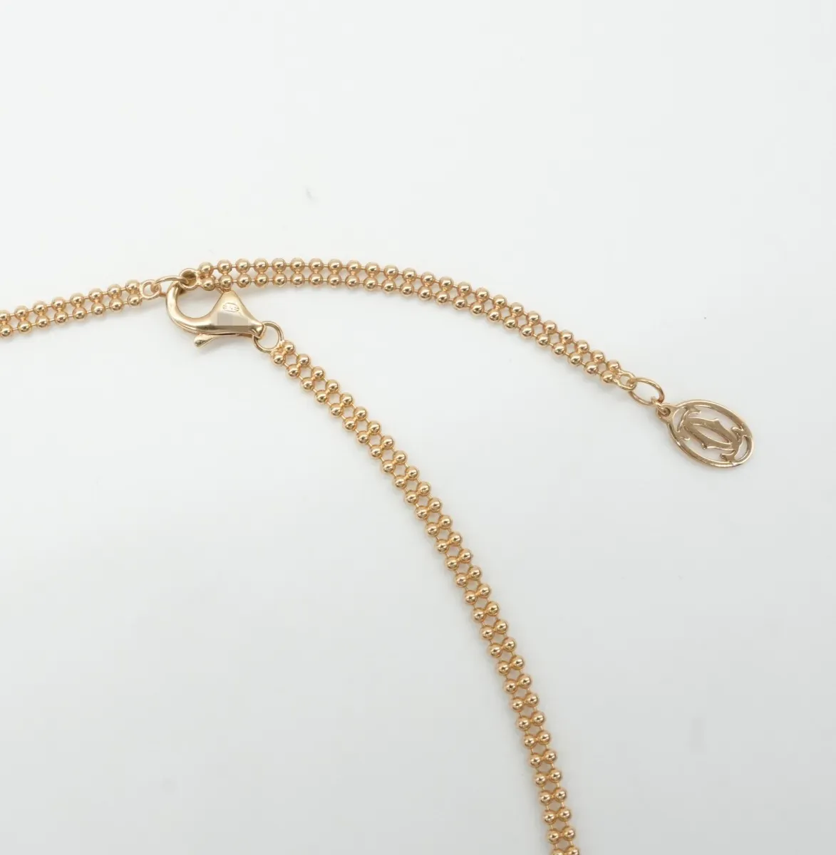 Trinity Diamond Necklace 750 (YG×PG×WG) 10.5g YJJ970 — view 6