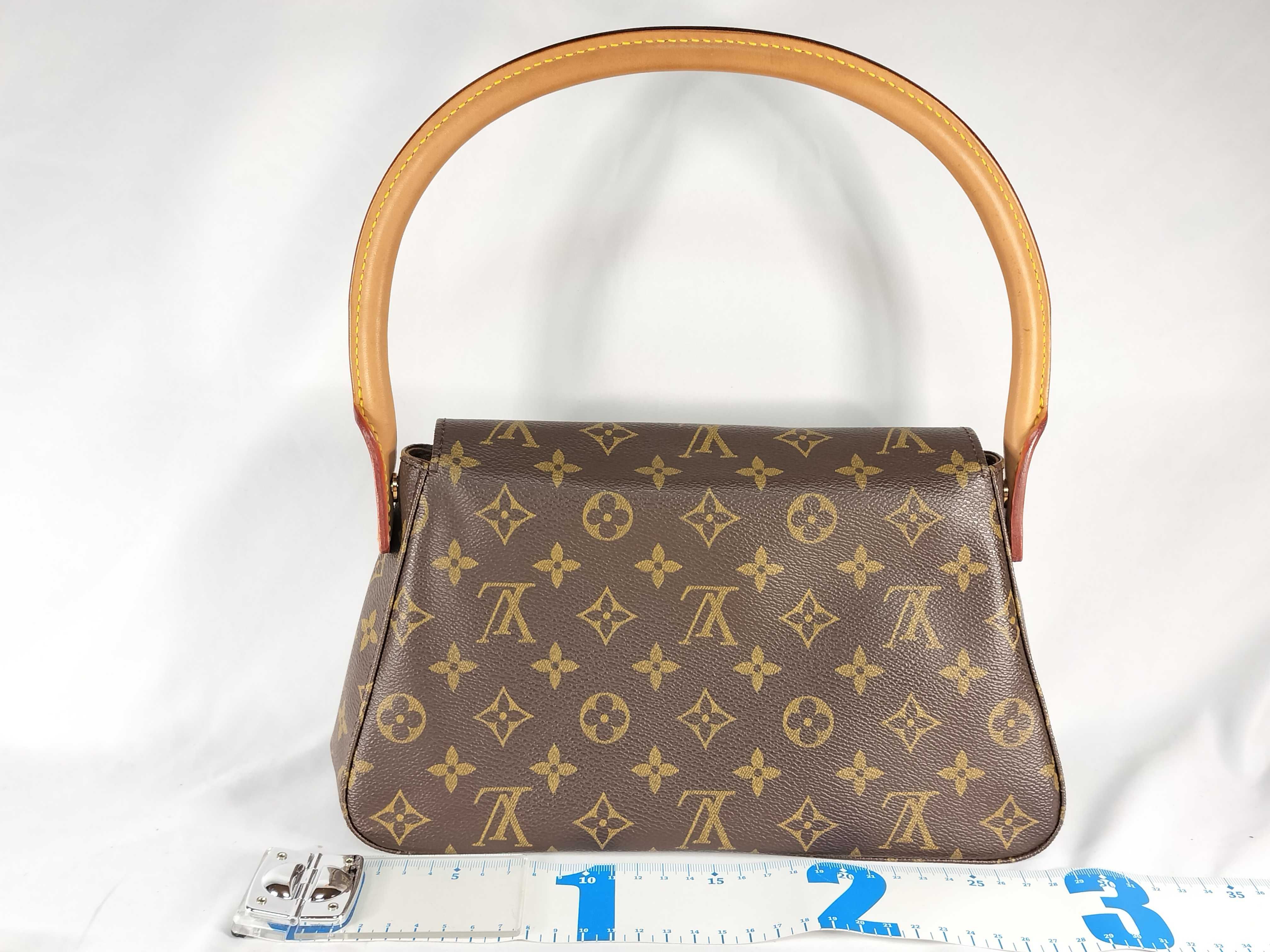 Monogram Mini Looping M51147 MI0092 Brown Handbag — view 2