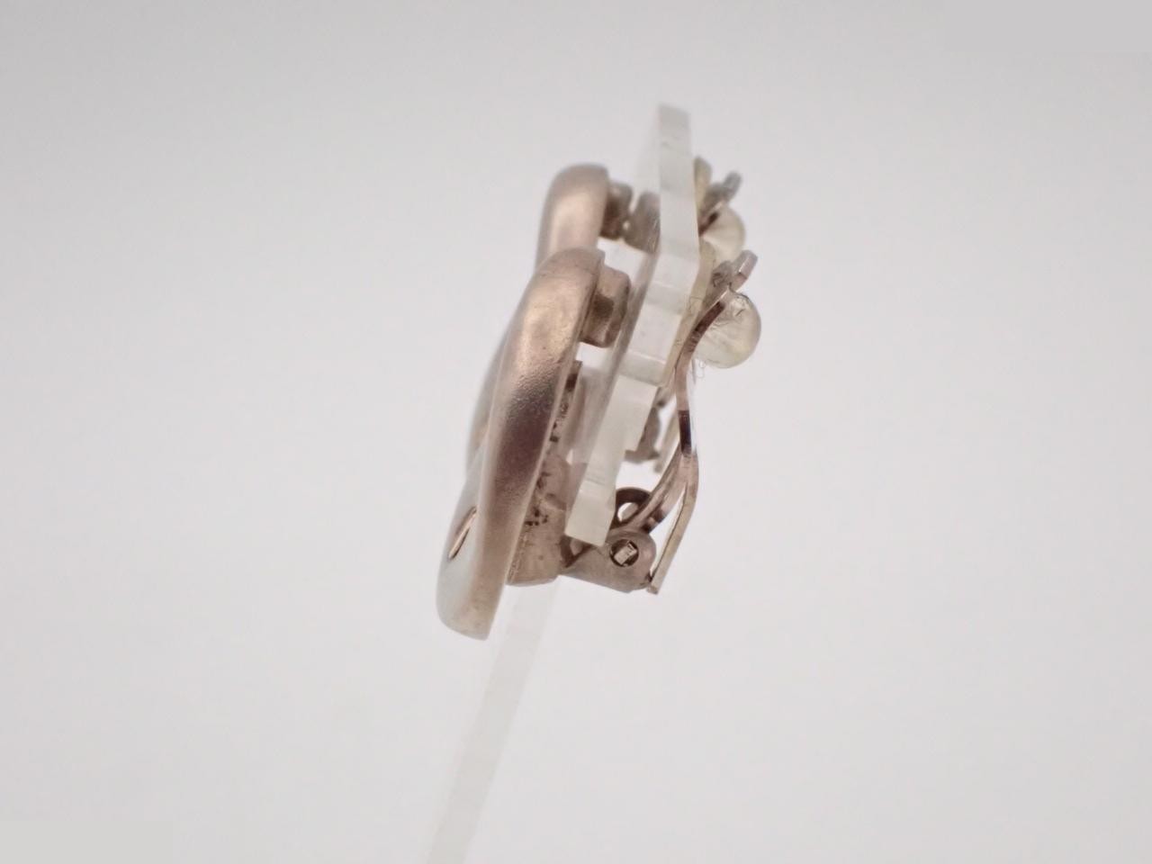 Coco Mark Screw Motif Silver Gold Earrings 98P — view 3