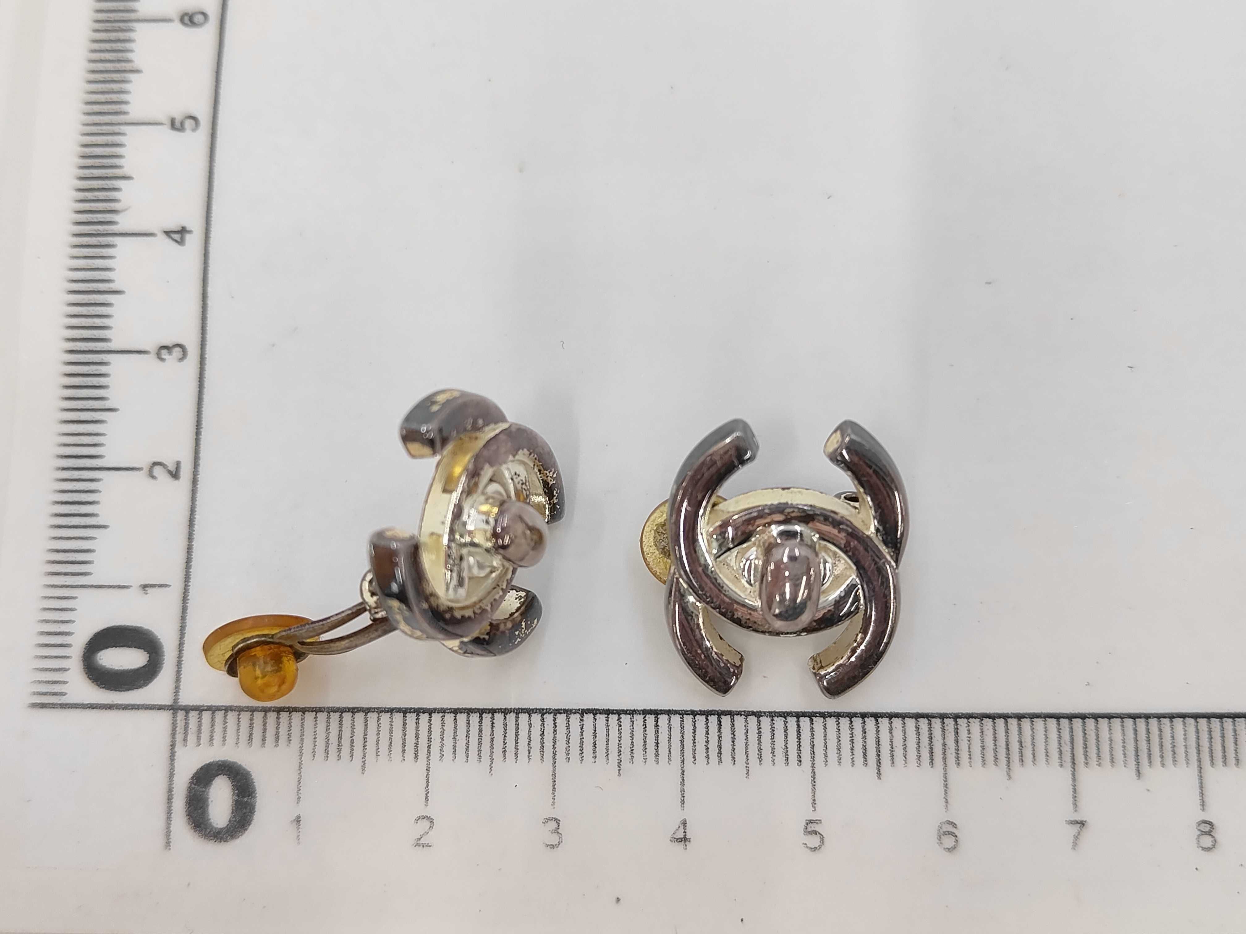 Turnlock Silver Earrings — view 6