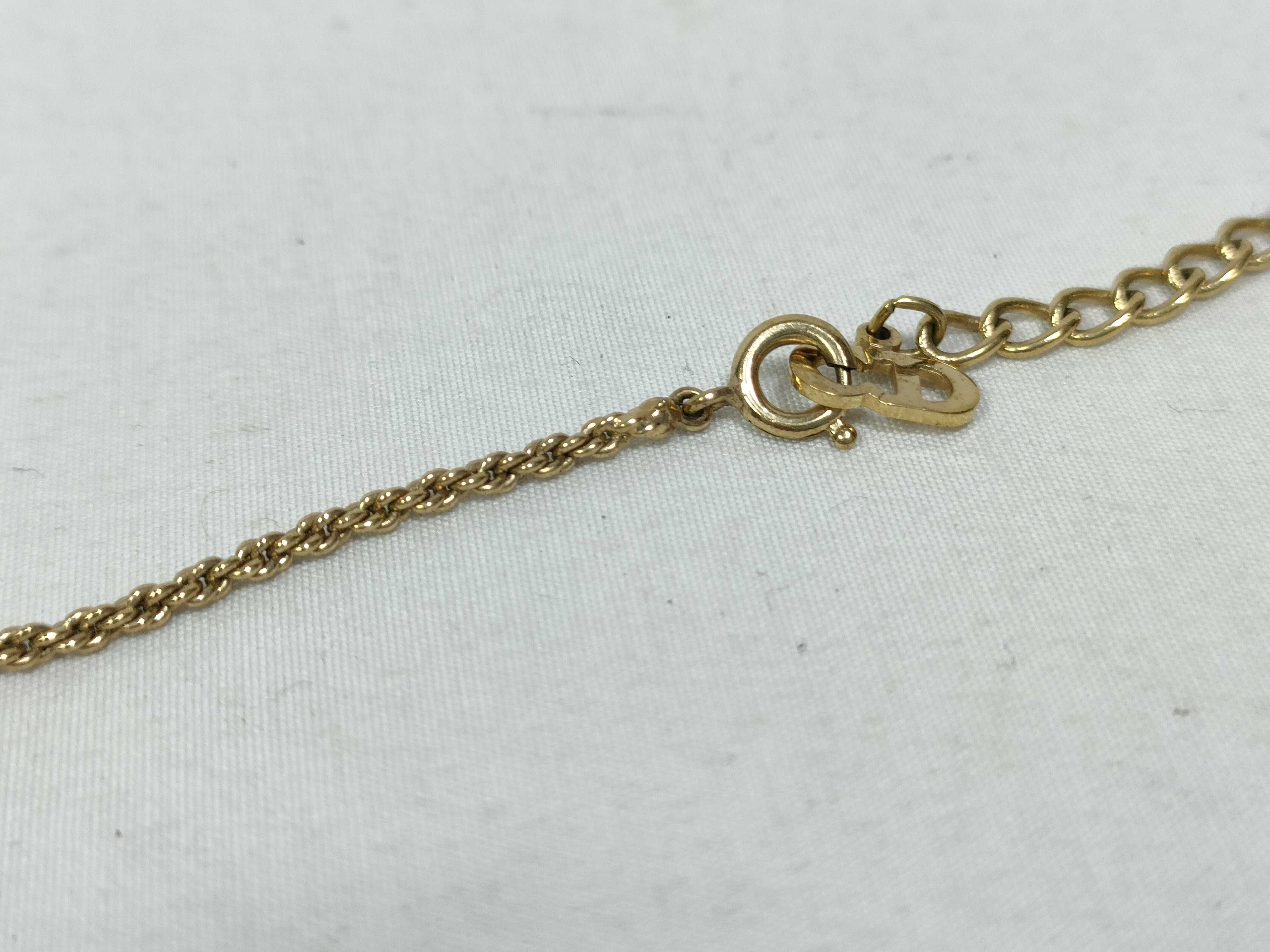 necklace with CD logo — view 4