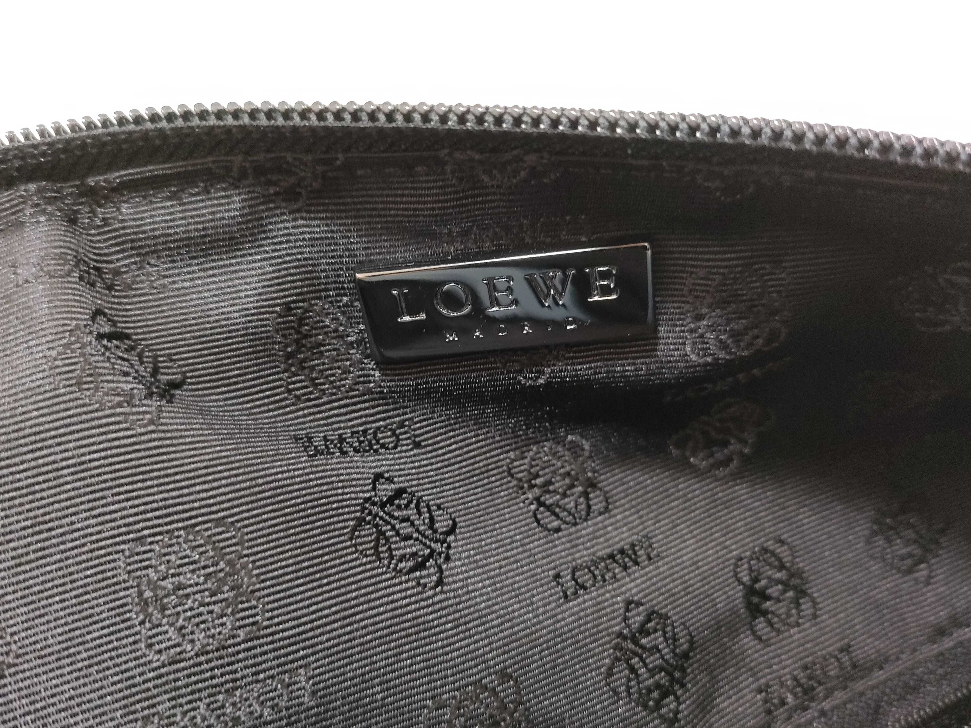 Nylon x Leather Tote Bag with Anagram Lining — view 11