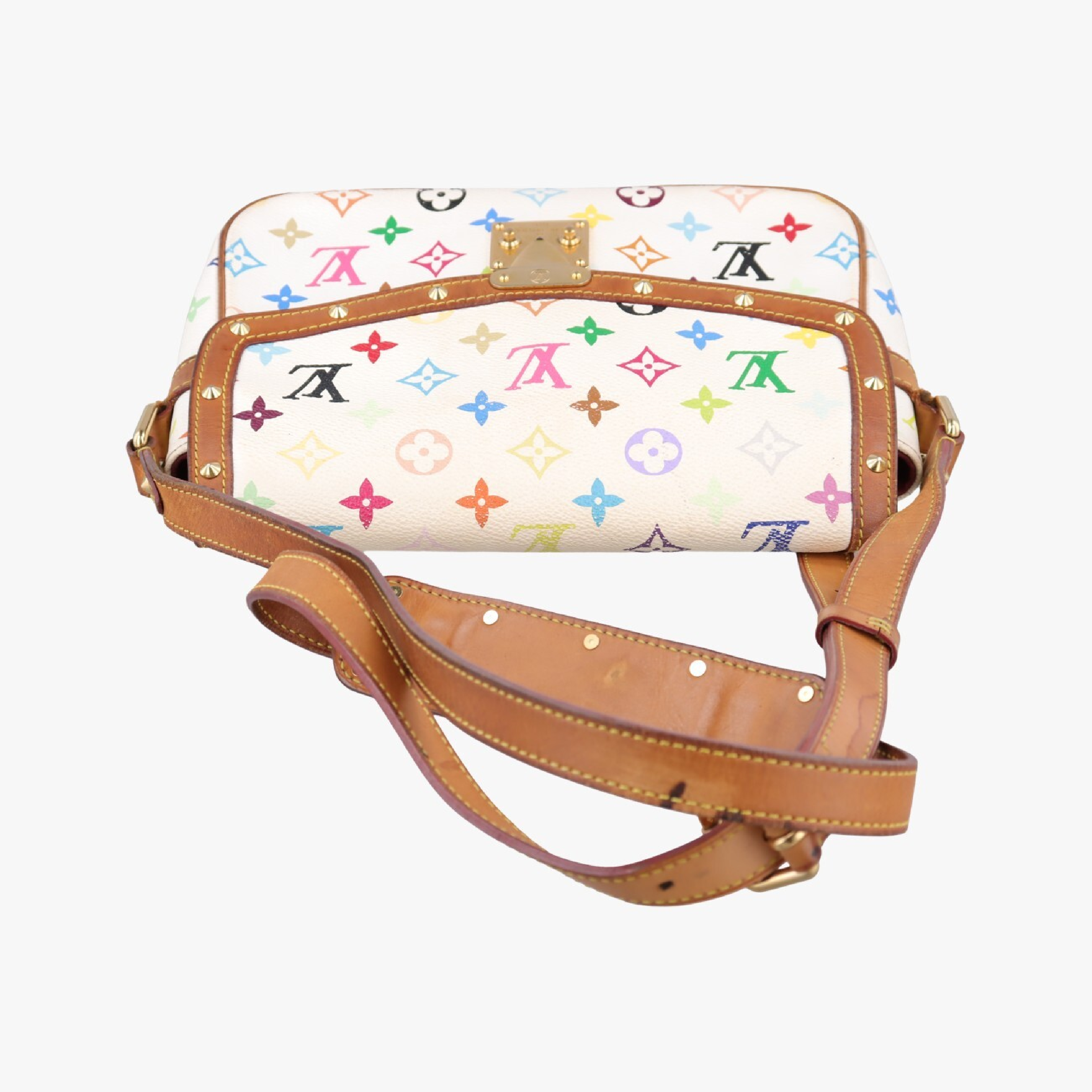 Sologne Blanc Monogram Multicolor M92661 VI0074 Shoulder Bag — view 5