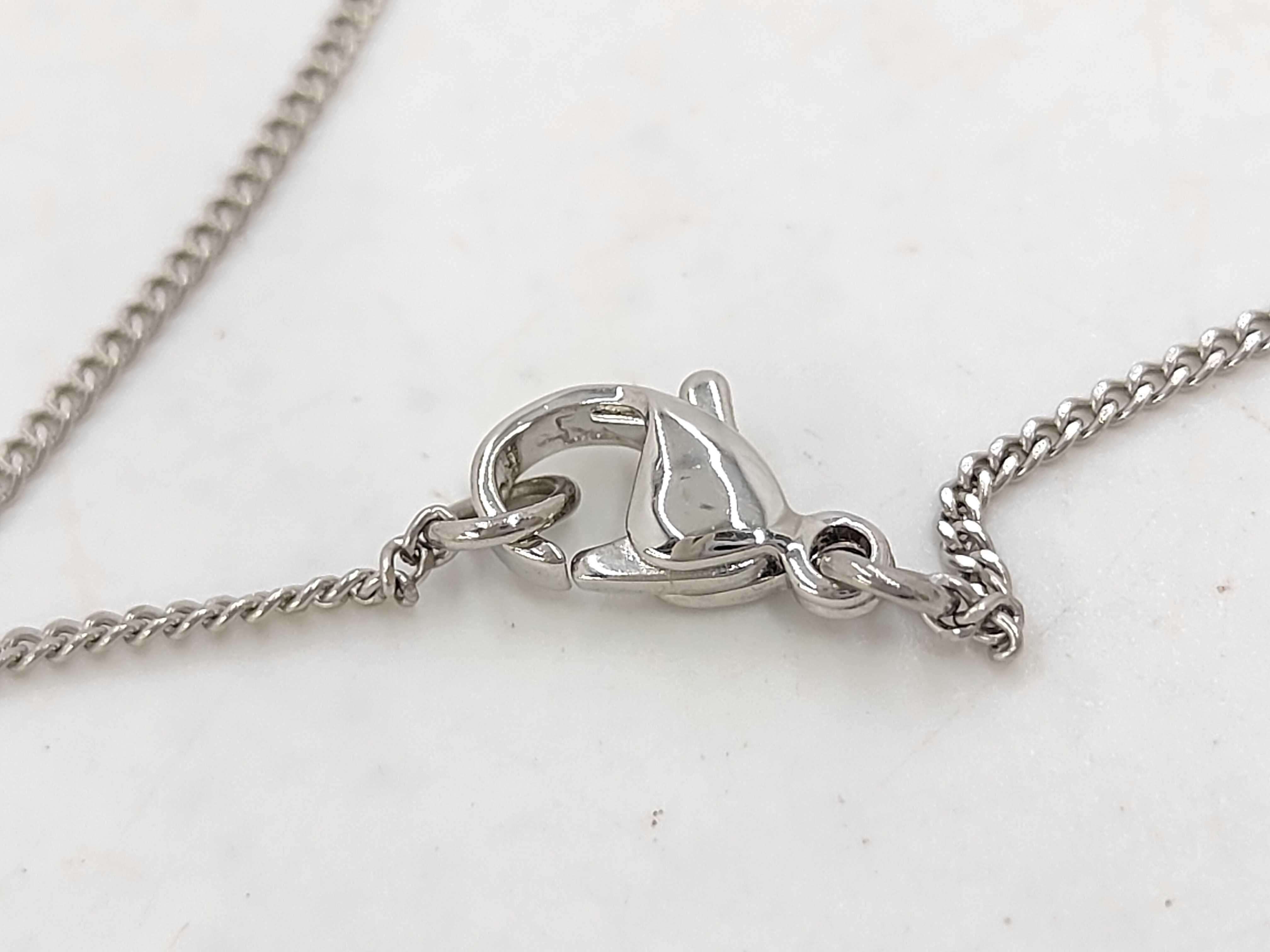 Double Coco Mark Rhinestone Necklace 06P — view 5