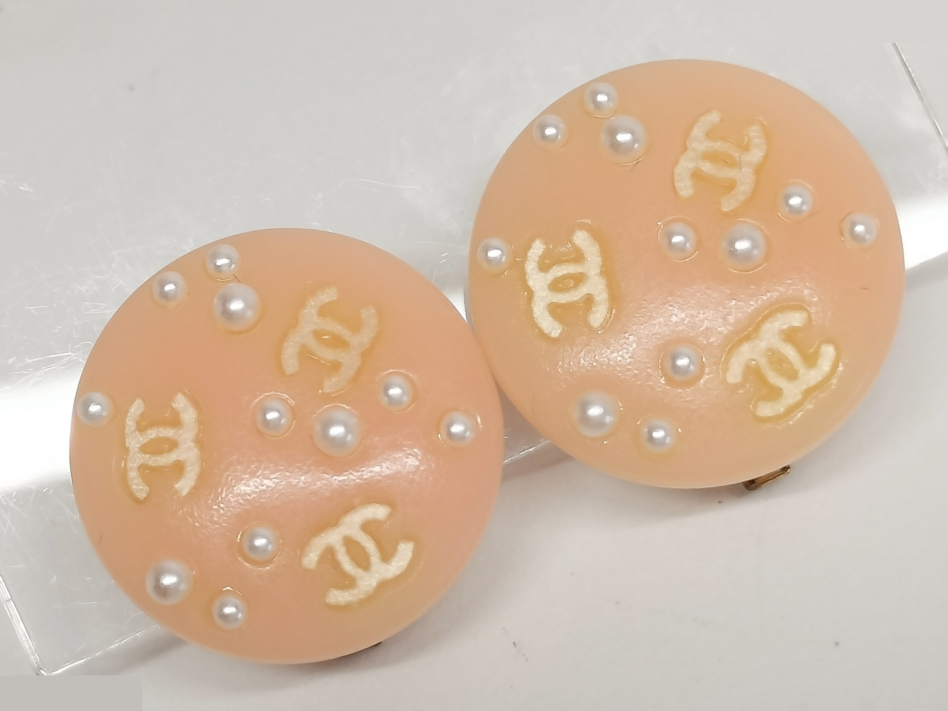 Coco F Pearl Plastic Earrings — view 5