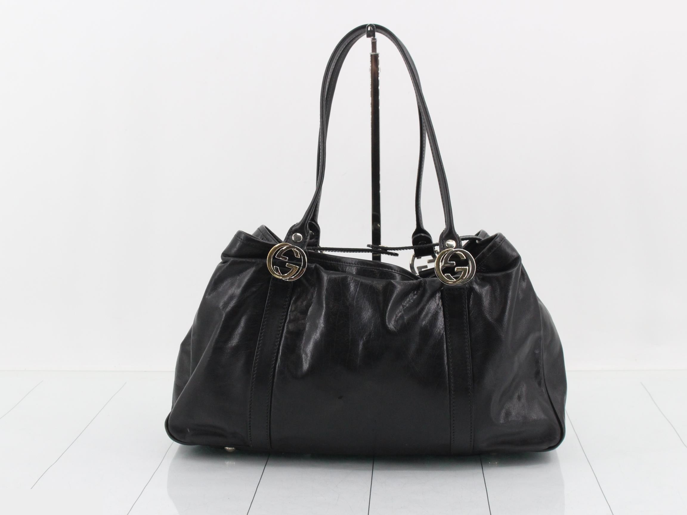 GG Twins Leather Tote Bag — view 2
