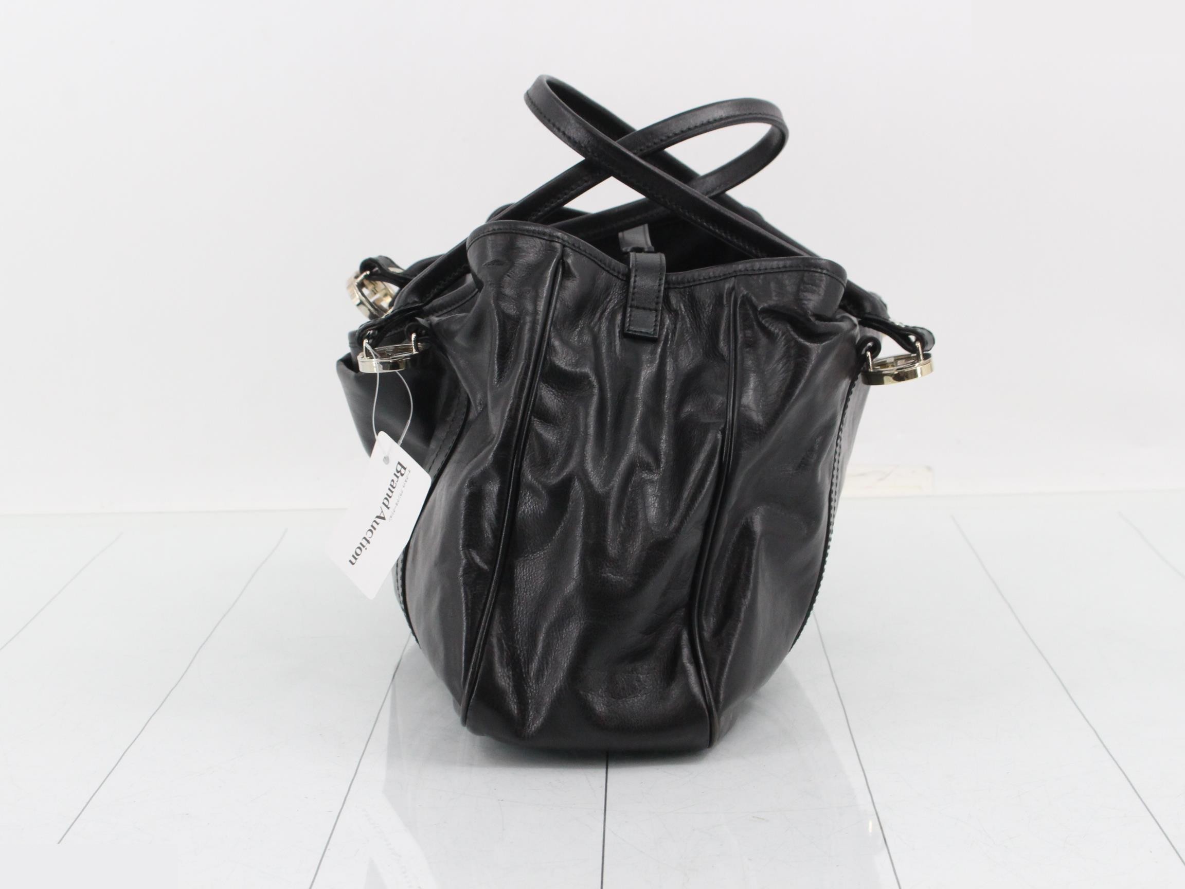 GG Twins Leather Tote Bag — view 3