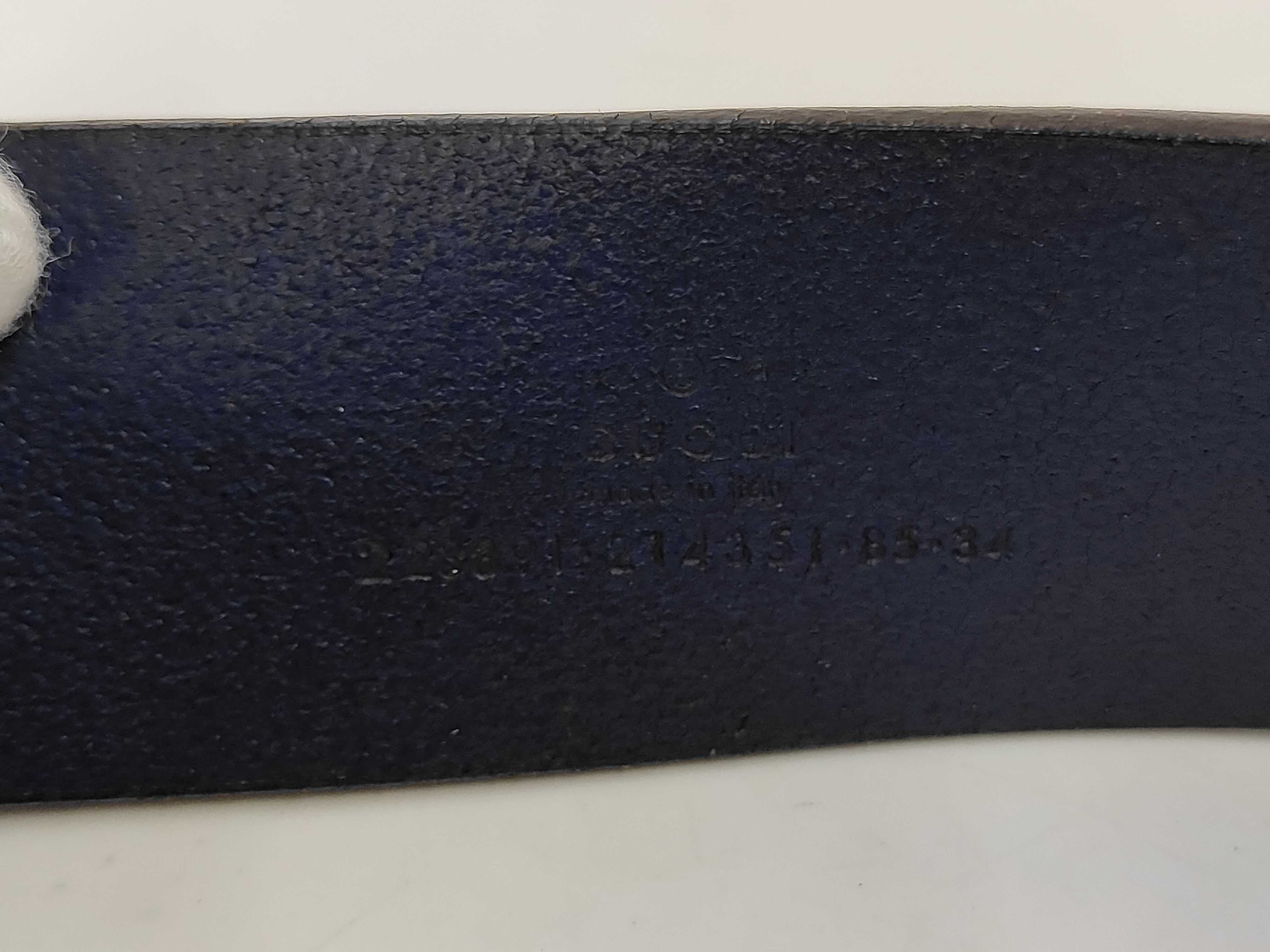 GG belt, interlocking design, navy belt — view 7
