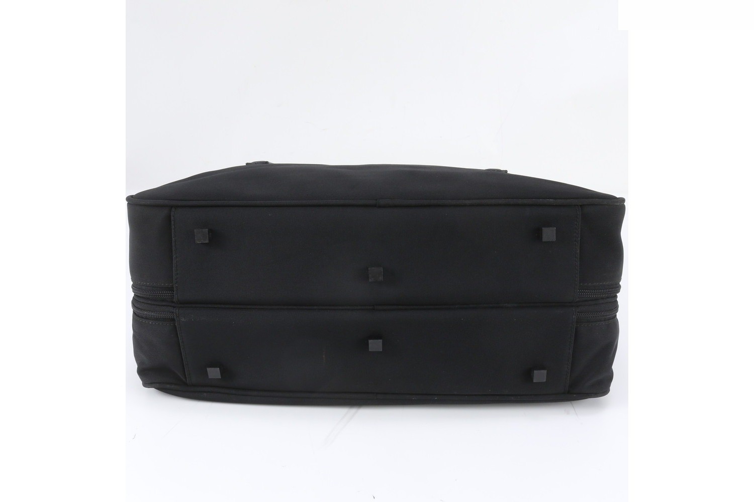 Leather and nylon business bag, briefcase. — view 5