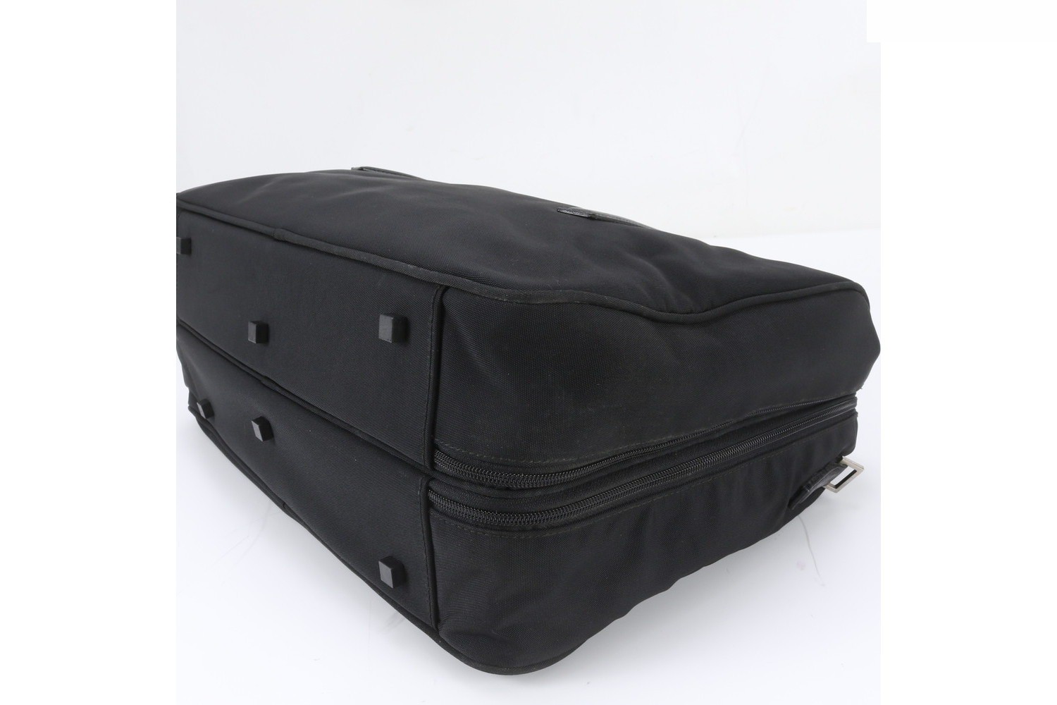 Leather and nylon business bag, briefcase. — view 6