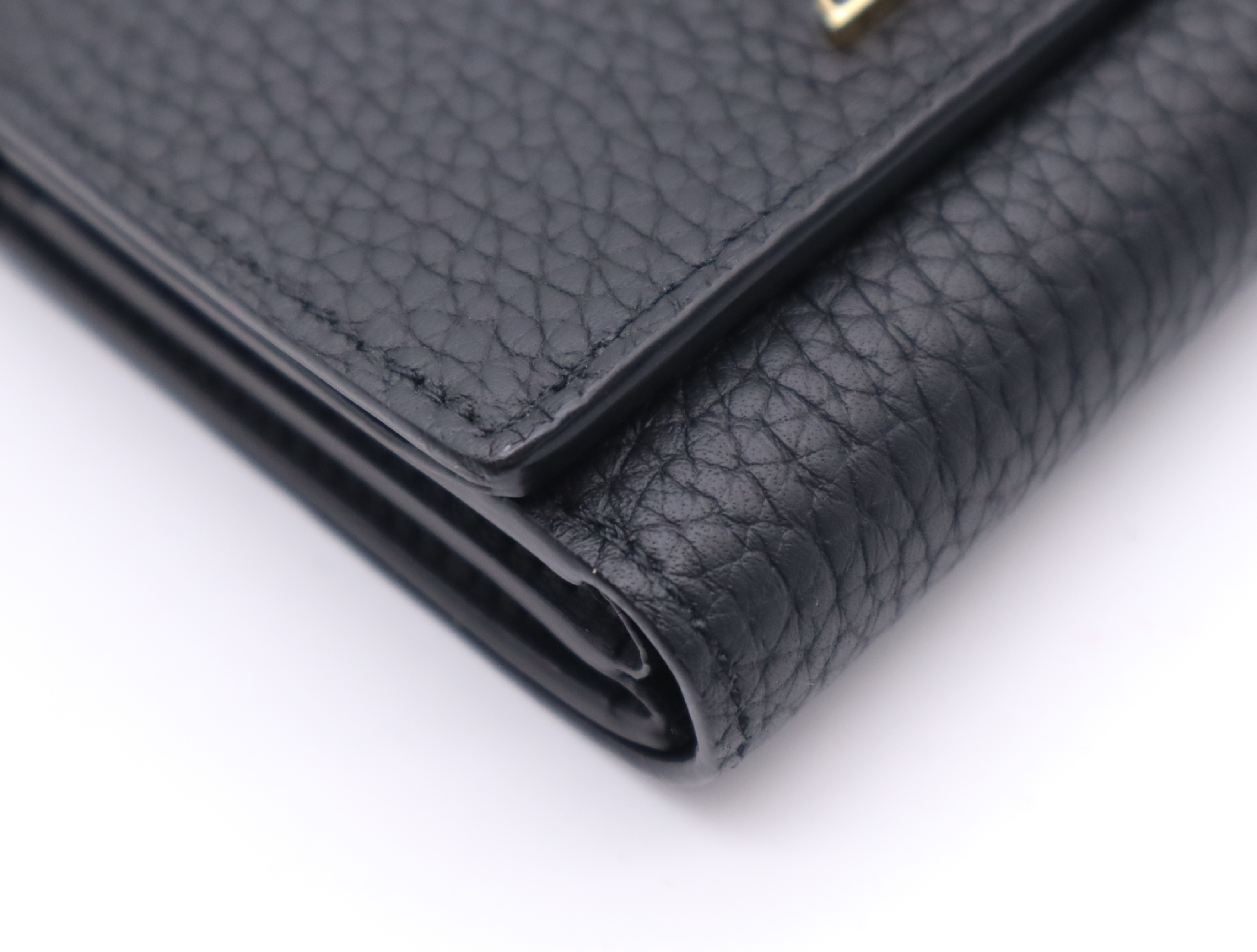 M12149 Taurillon Capucines Tiny Wallet with Dust Bag — view 6