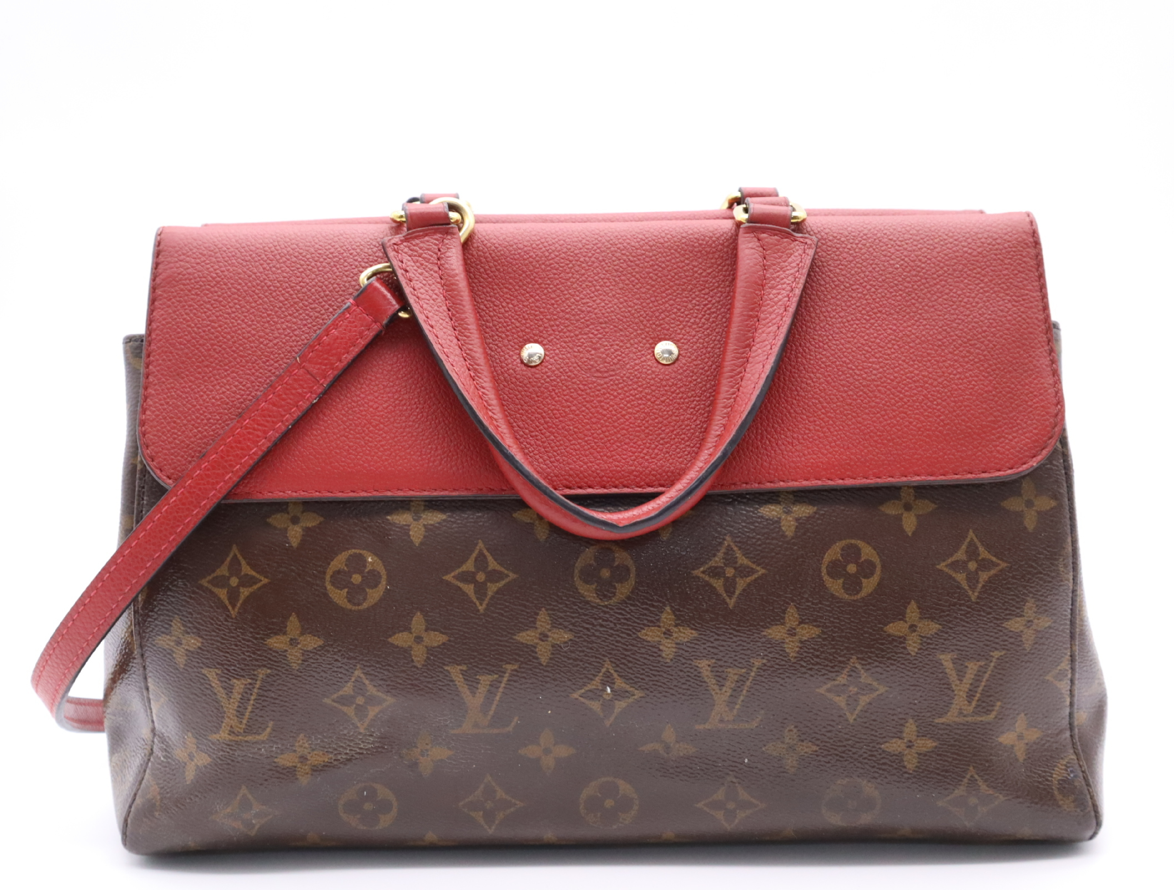 M41738 Monogram Venus Cerise Handbag with Shoulder Strap, Padlock, 2 Keys, and Clochette — view 2