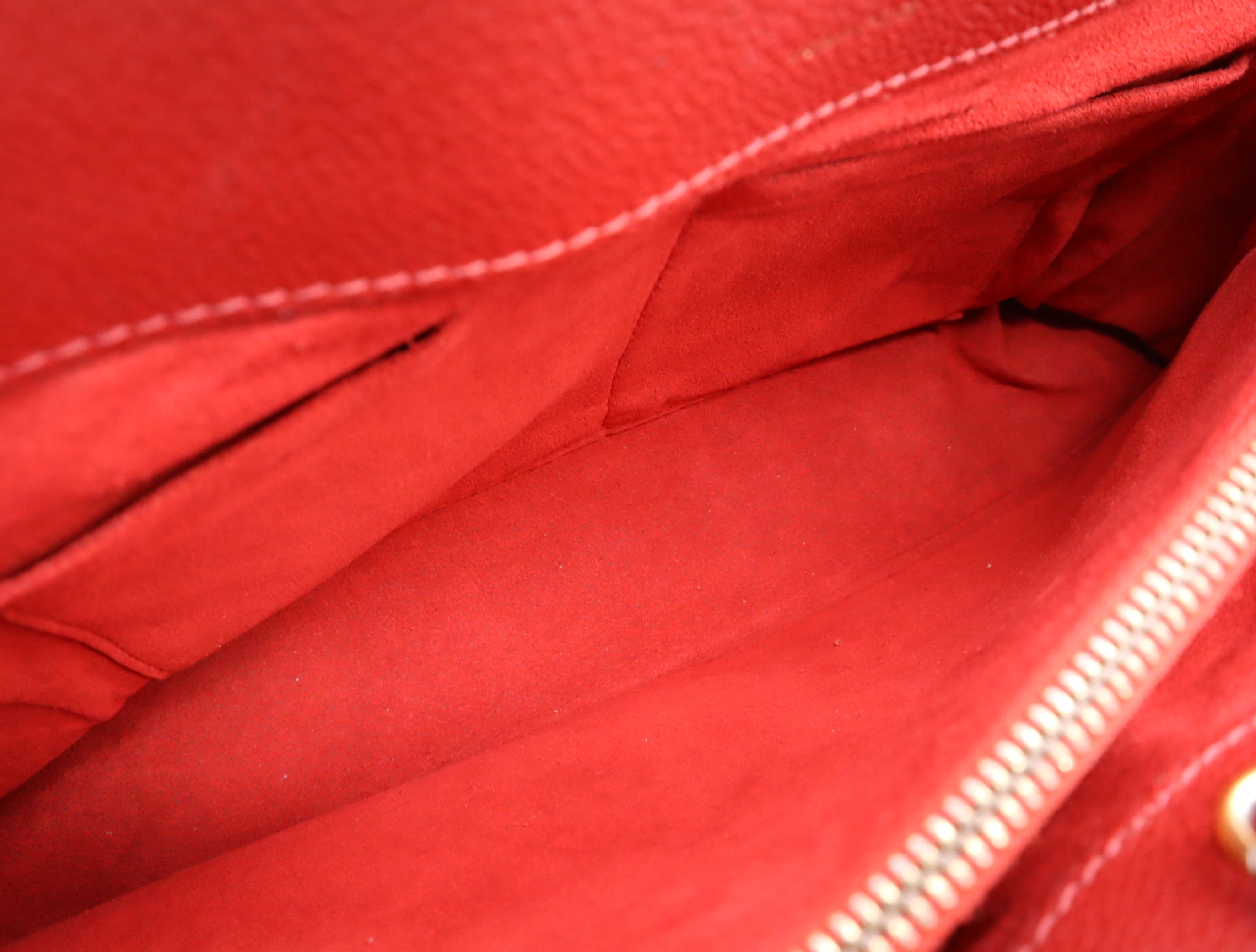 M41738 Monogram Venus Cerise Handbag with Shoulder Strap, Padlock, 2 Keys, and Clochette — view 15