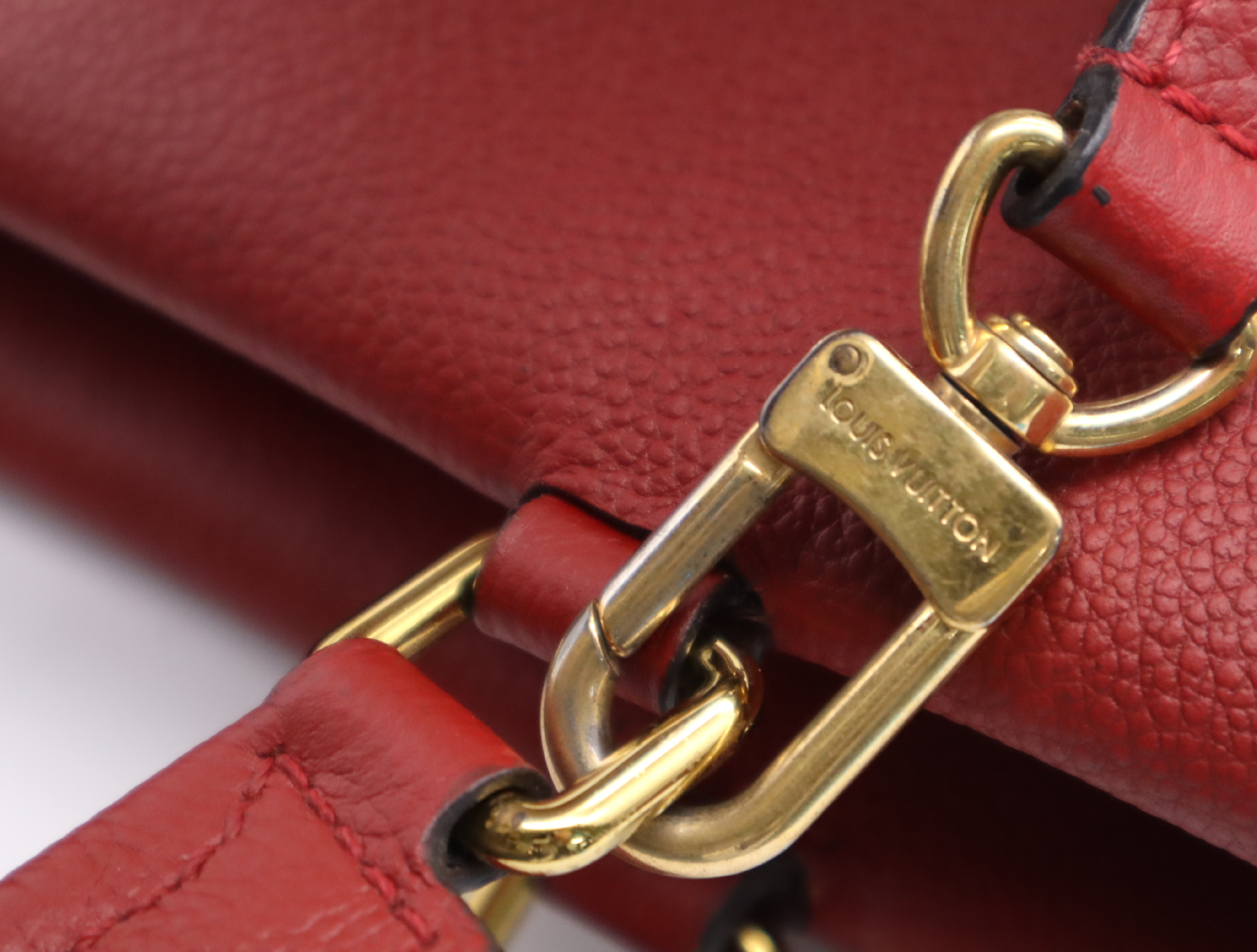 M41738 Monogram Venus Cerise Handbag with Shoulder Strap, Padlock, 2 Keys, and Clochette — view 10