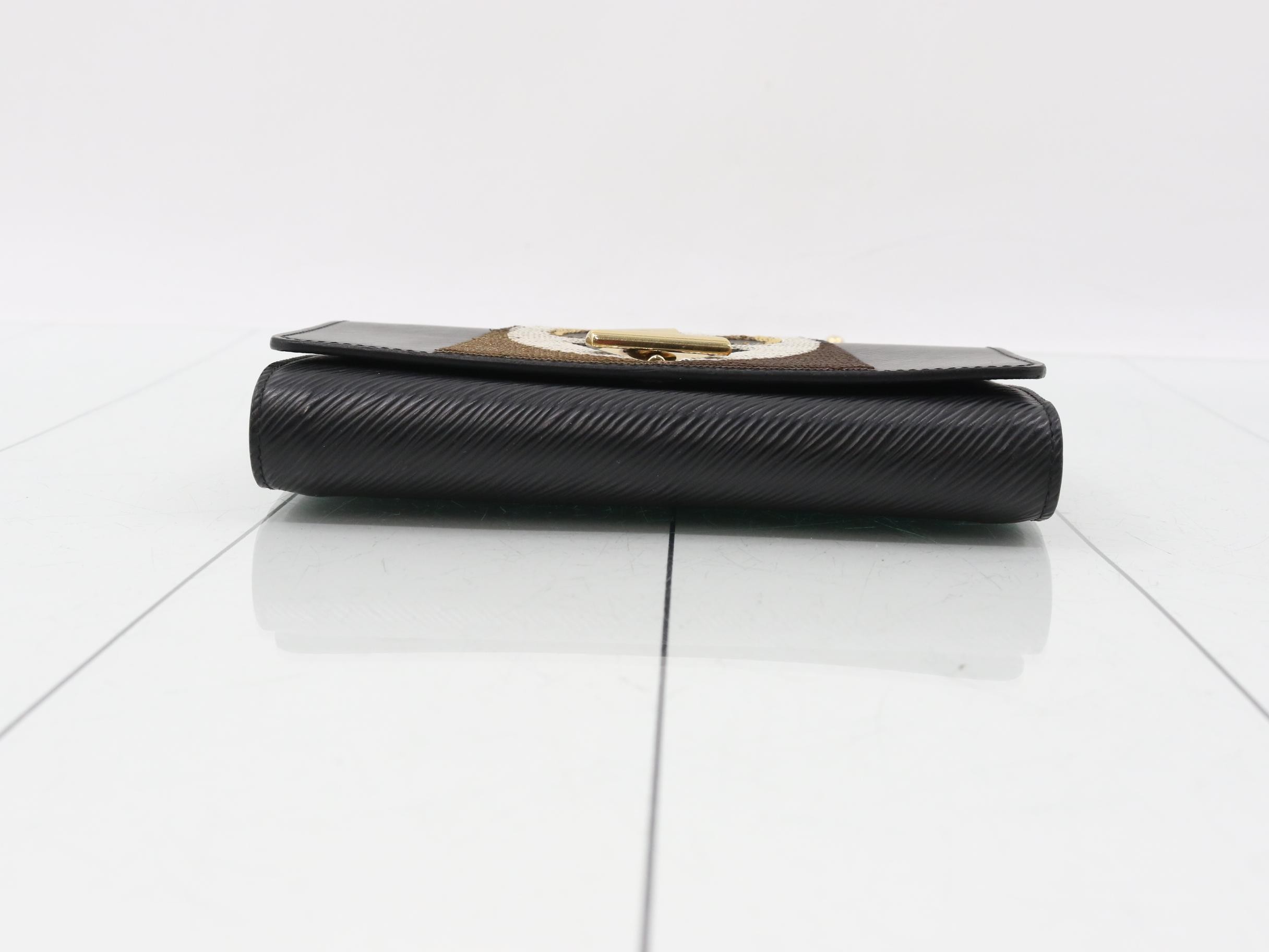 Portefeuille Twist Chain Owl Noir Chain Wallet — view 3