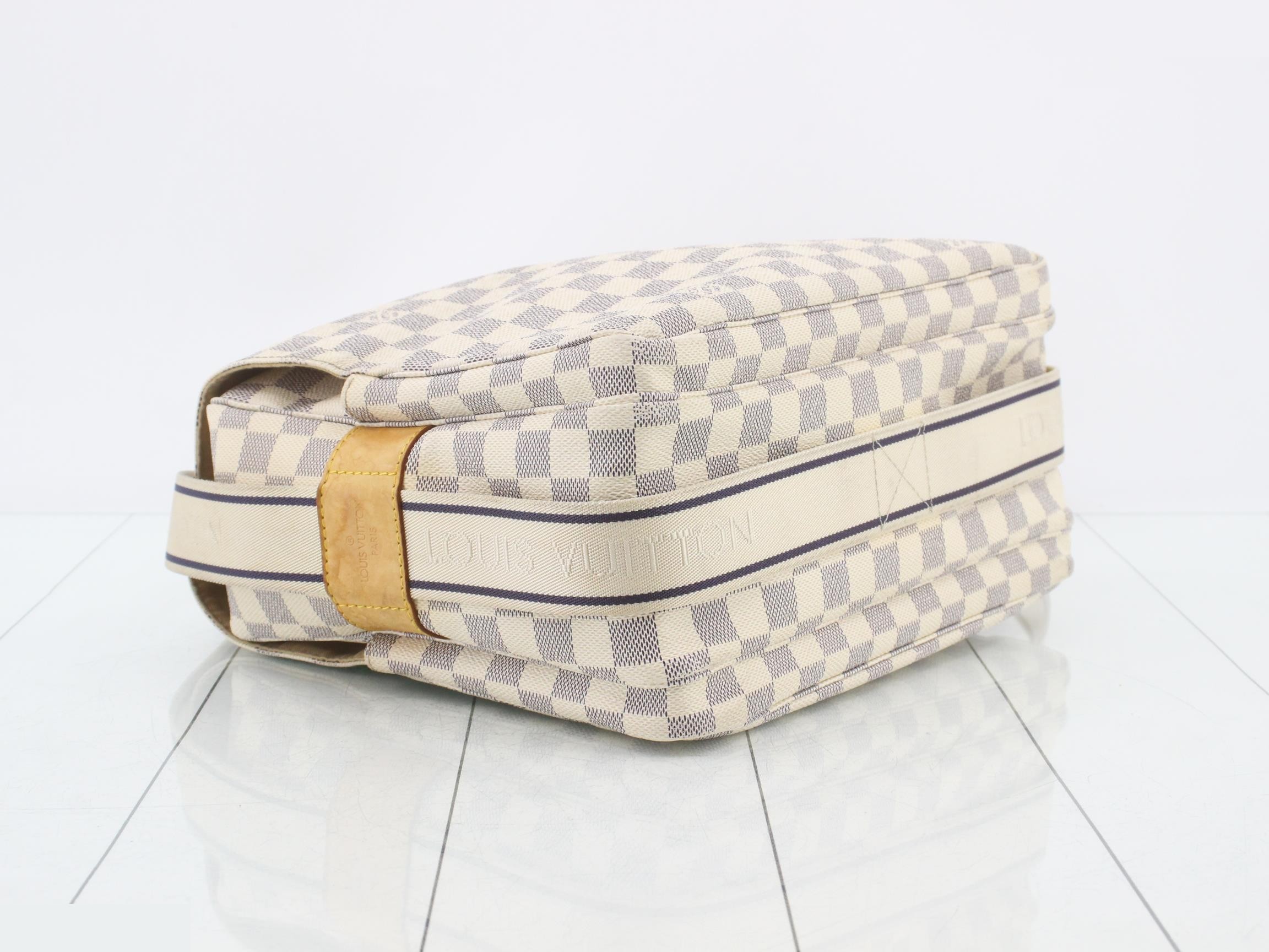 Damier Azur Naviglio Shoulder Bag — view 5