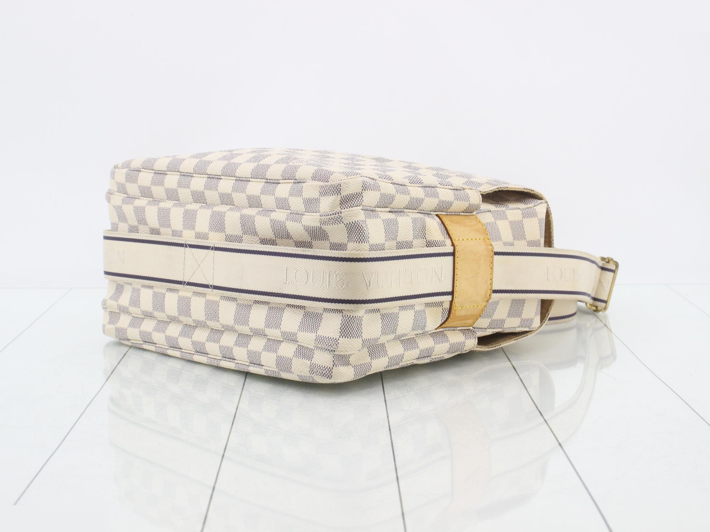 Damier Azur Naviglio Shoulder Bag — view 6