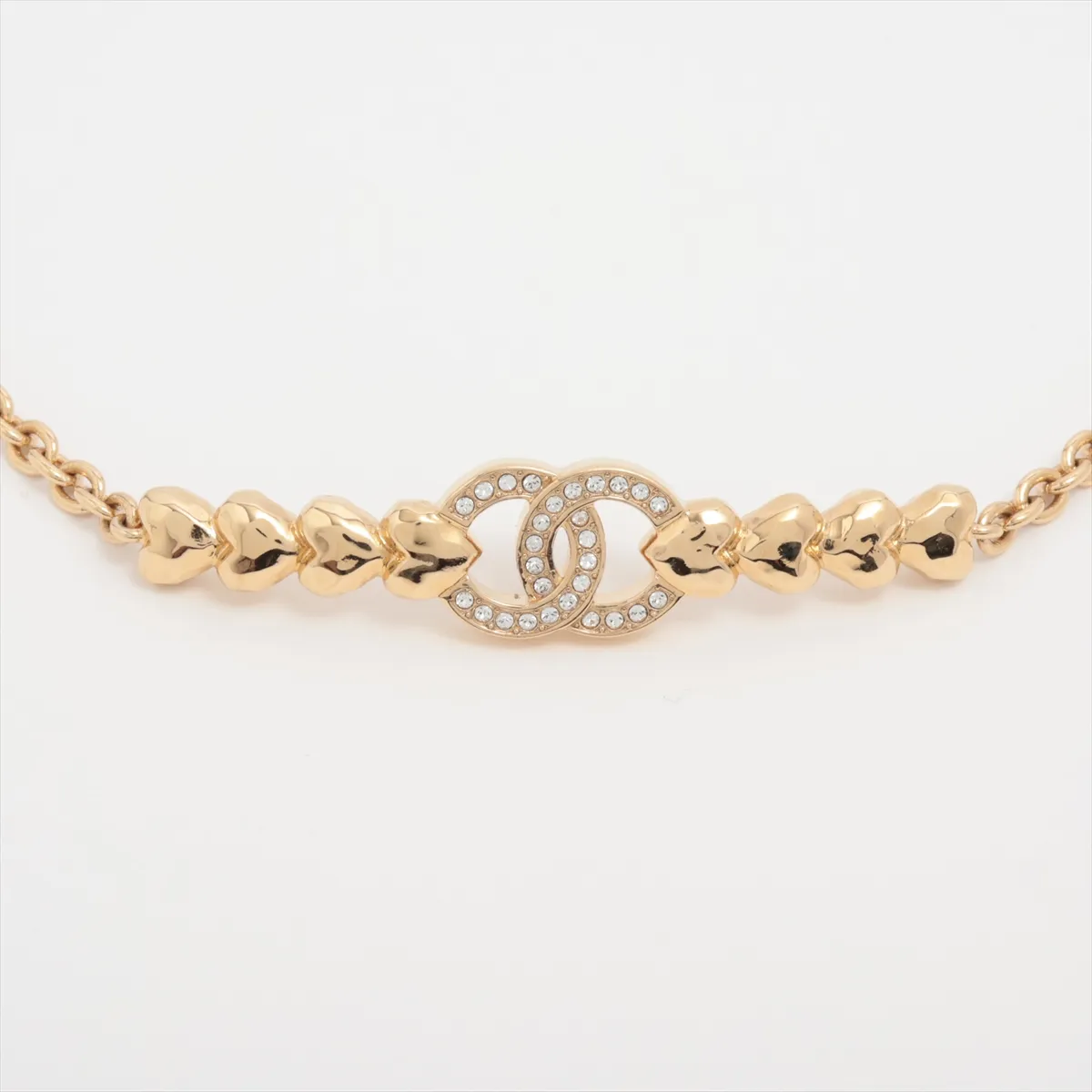 Cocomark B23P Necklace GP x Rhinestone Gold — view 2