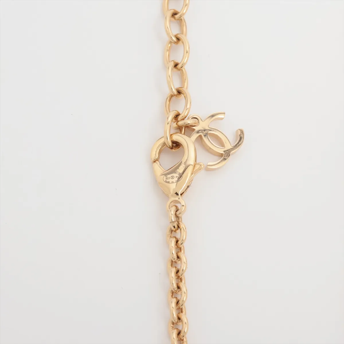 Cocomark B23P Necklace GP x Rhinestone Gold — view 4