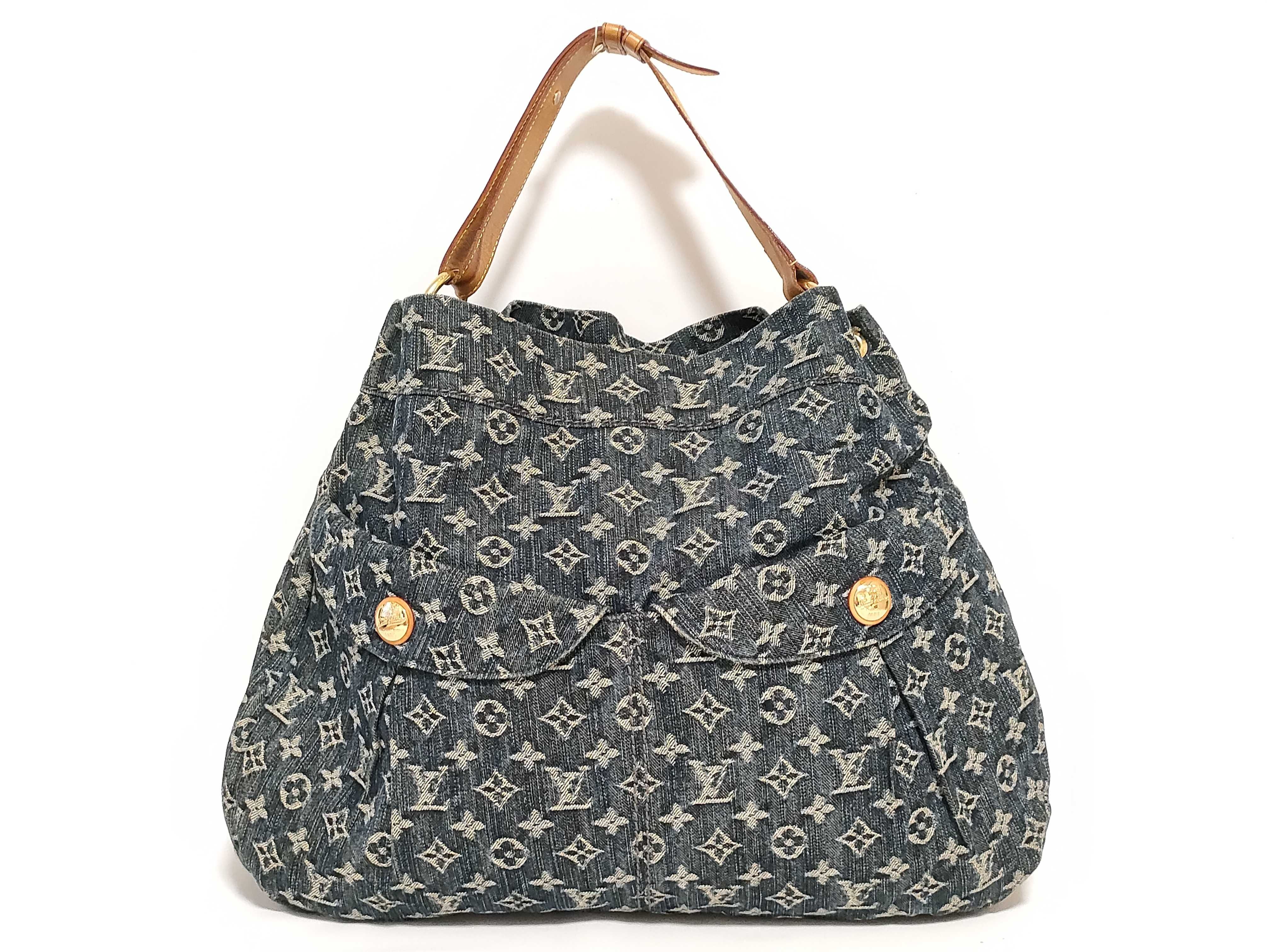 Monogram Denim Bag Handbag