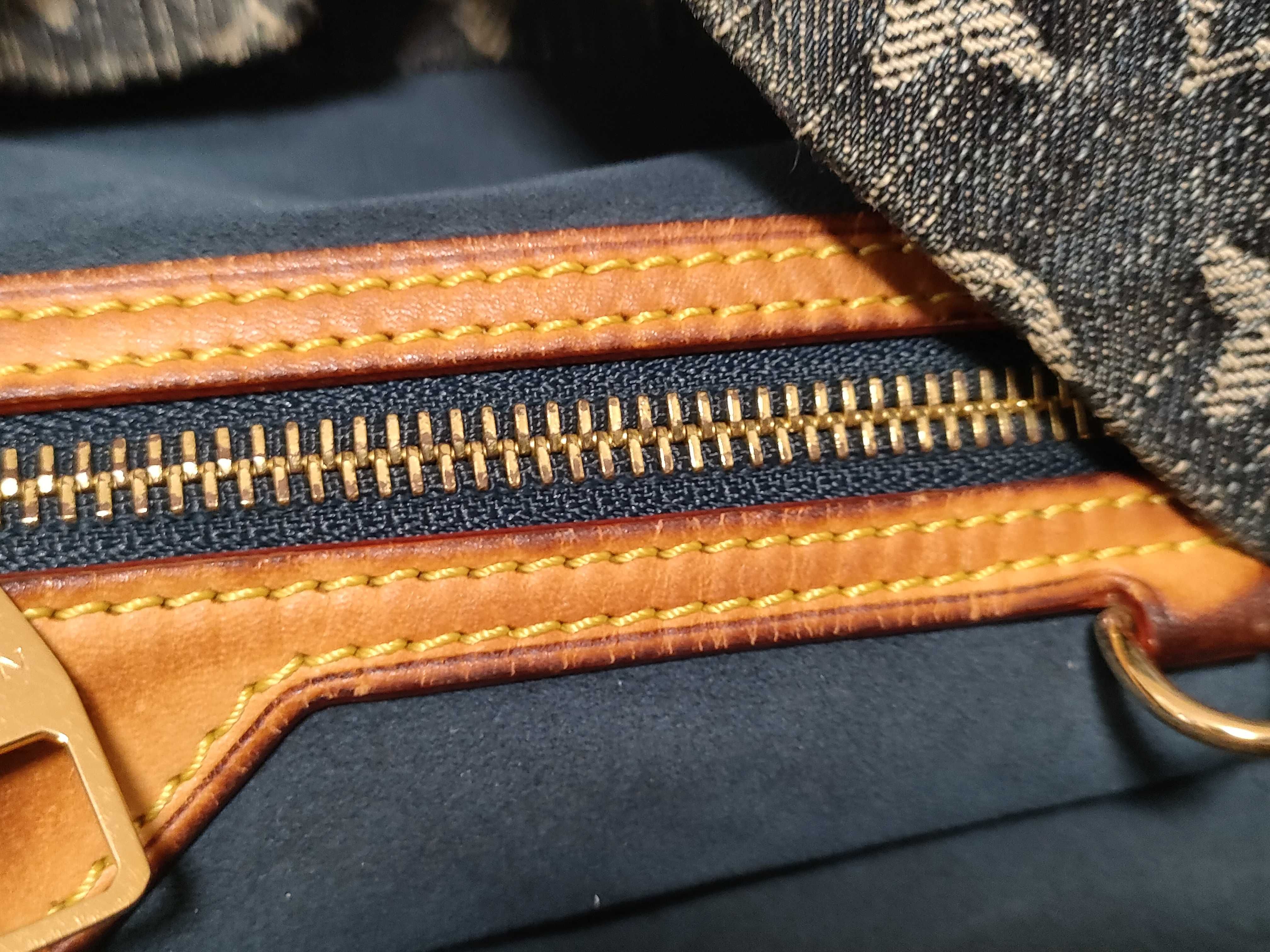 Monogram Denim Bag Handbag — view 6