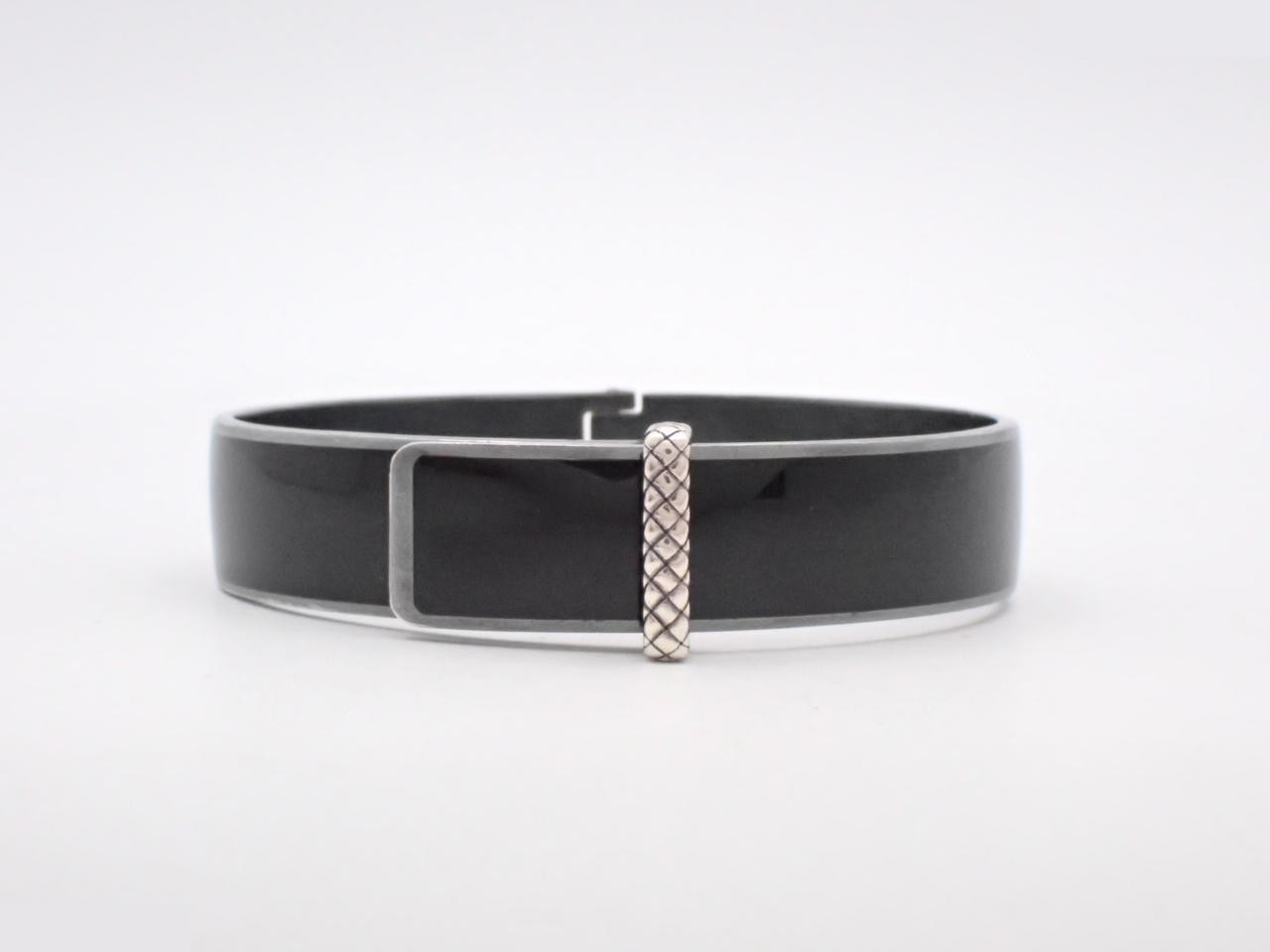 925/45.6g Bangle, Size M, Wrist circumference approx. 17.5cm