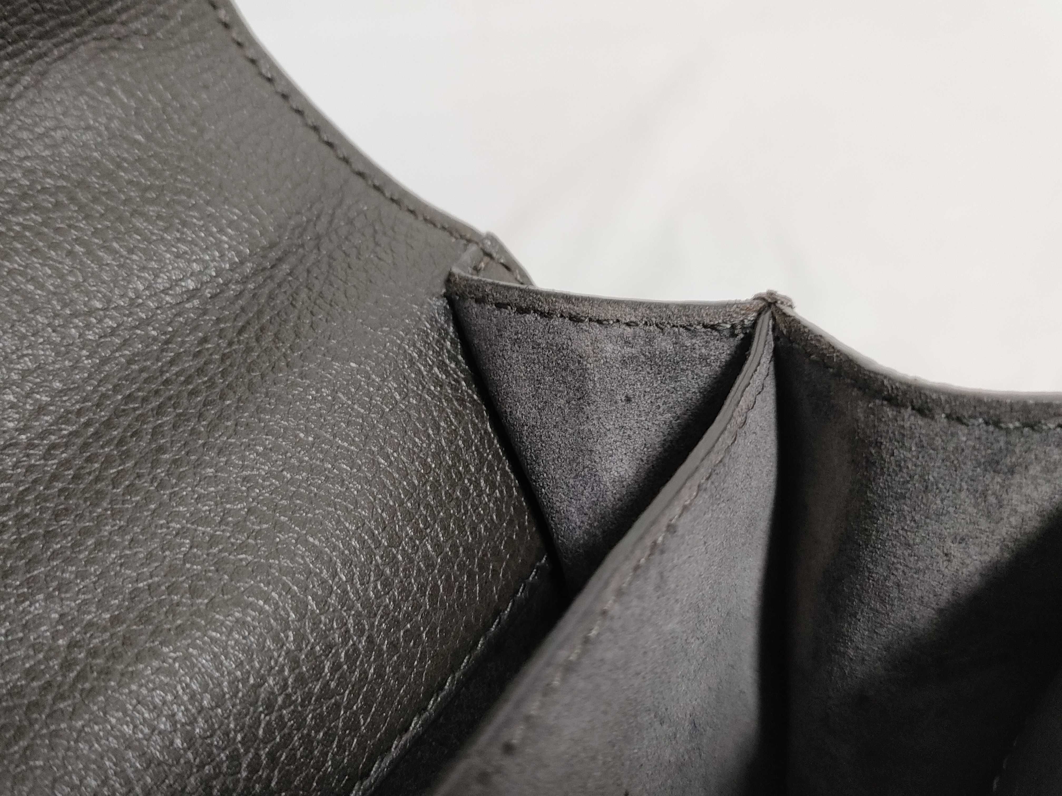 441972 Sunset Small Chain Shoulder Leather Grey Shoulder Bag — view 12