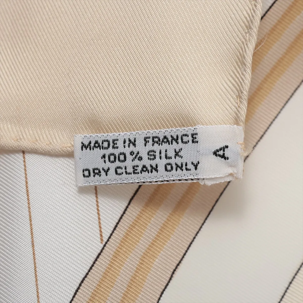 Carre 90 LES BECANES Bicycle Scarf, Silk, Beige, — view 7