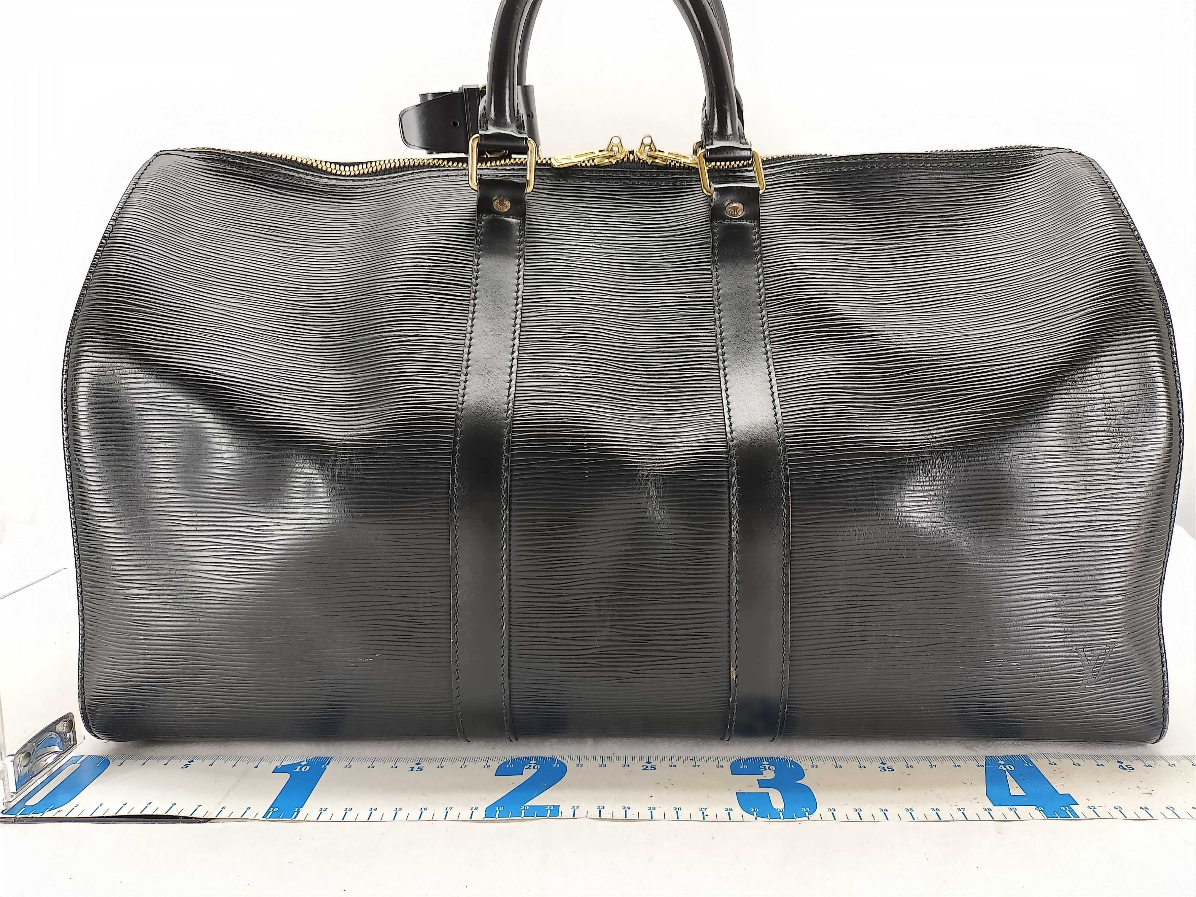Epi Leather Keepall 45 M59152 Epi Noir SP0976 Boston Bag — view 2